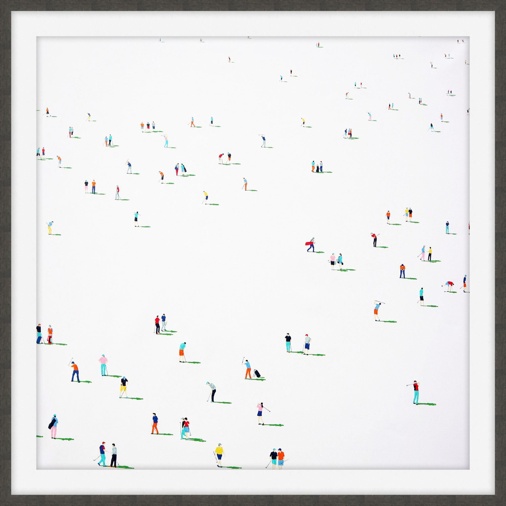 Stephanie Ho Golfers Print by LEVEL57