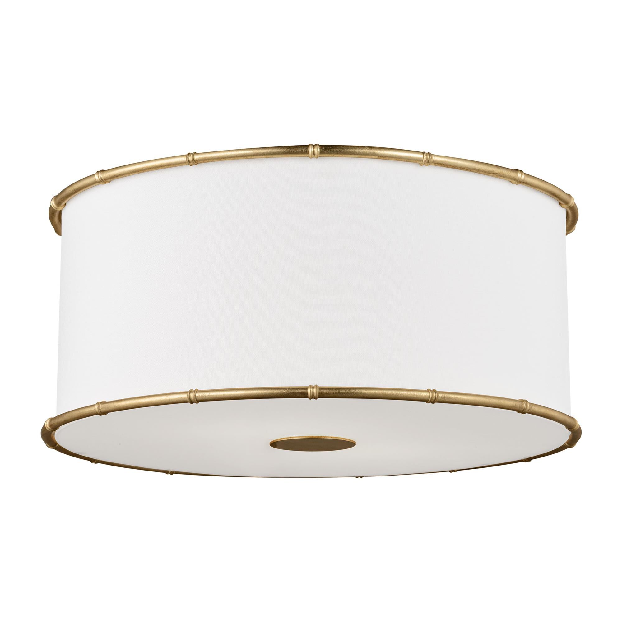 Shown in Gild finish and Silk Screen White Inside Clear Outside glass