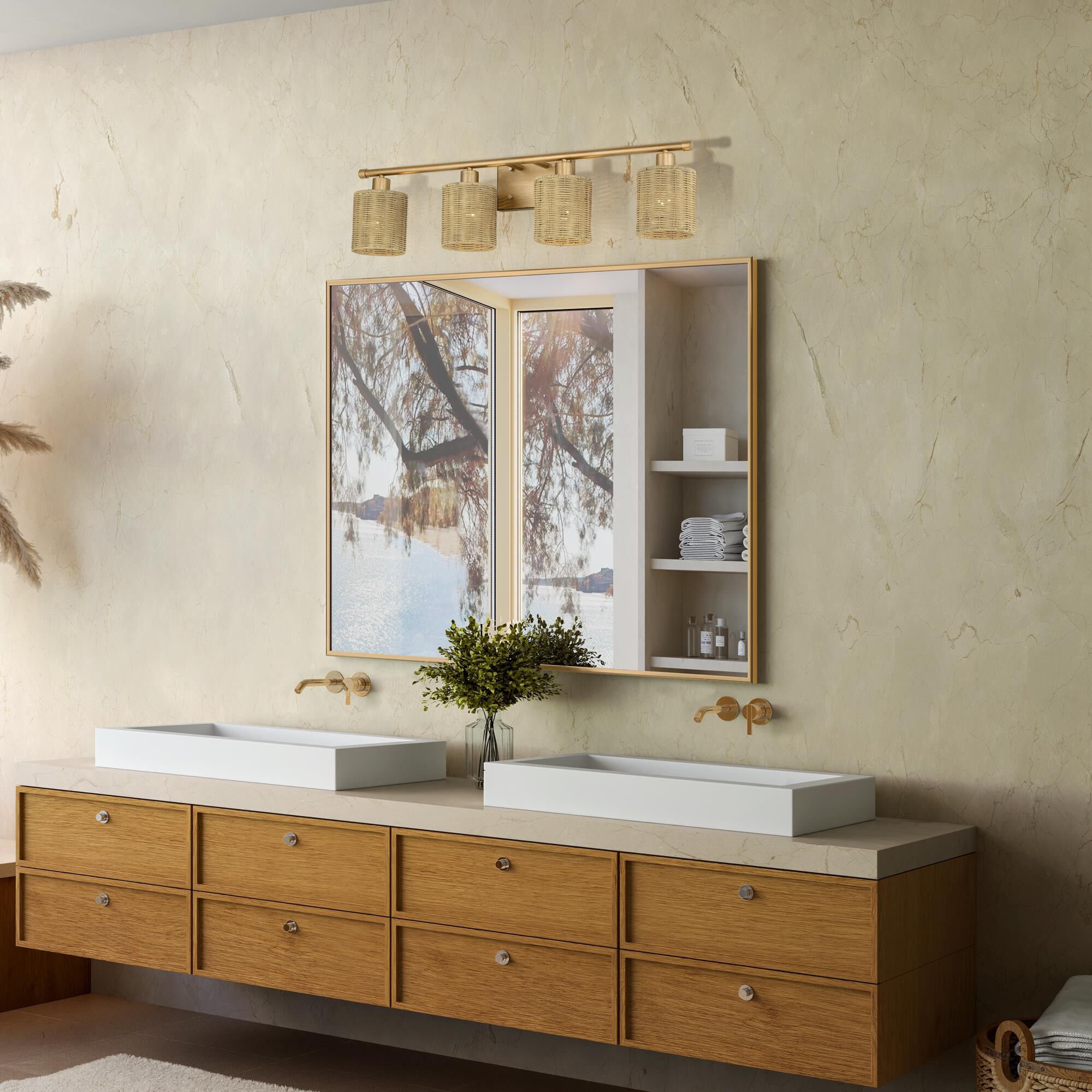 Weavington 36 Inch Bath Vanity Light by Livex Lighting