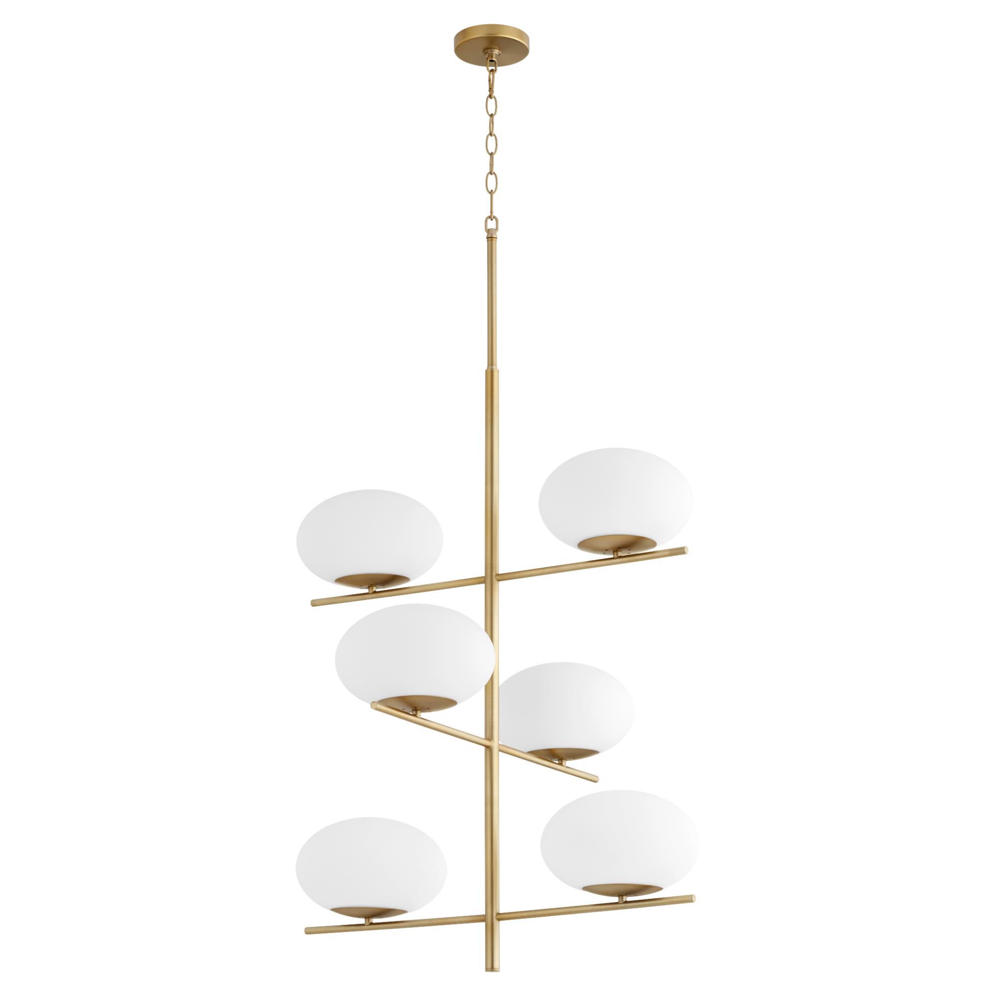 Pod 26 Inch 6 Light Chandelier by Cyan Designs