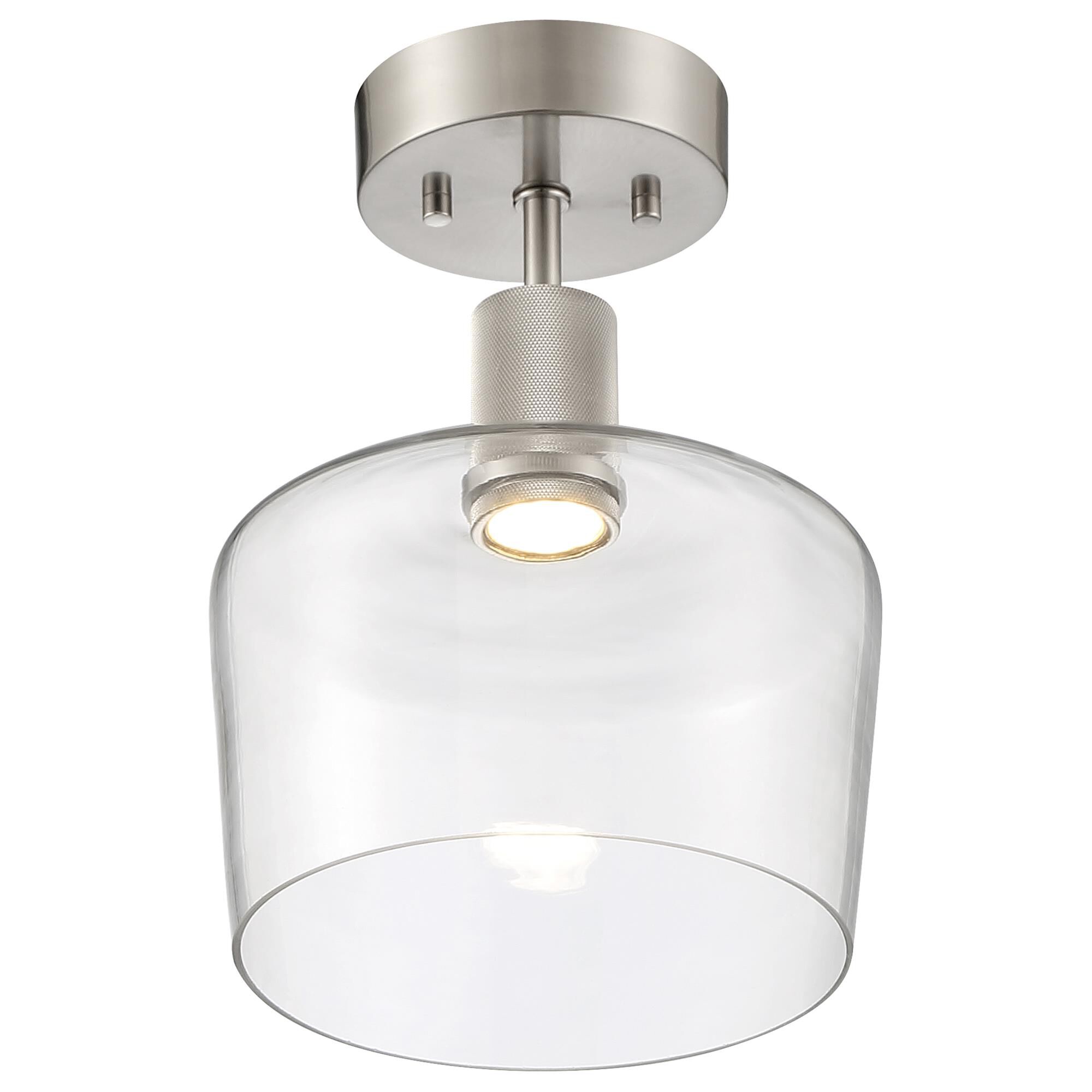 Port Nine 9 Inch 1 Light LED Semi Flush Mount by Access Lighting