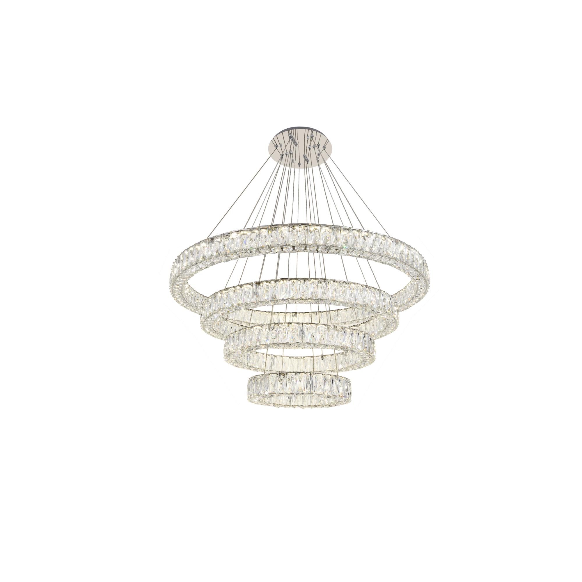 Shown in Chrome finish and Clear Royal Cut crystal