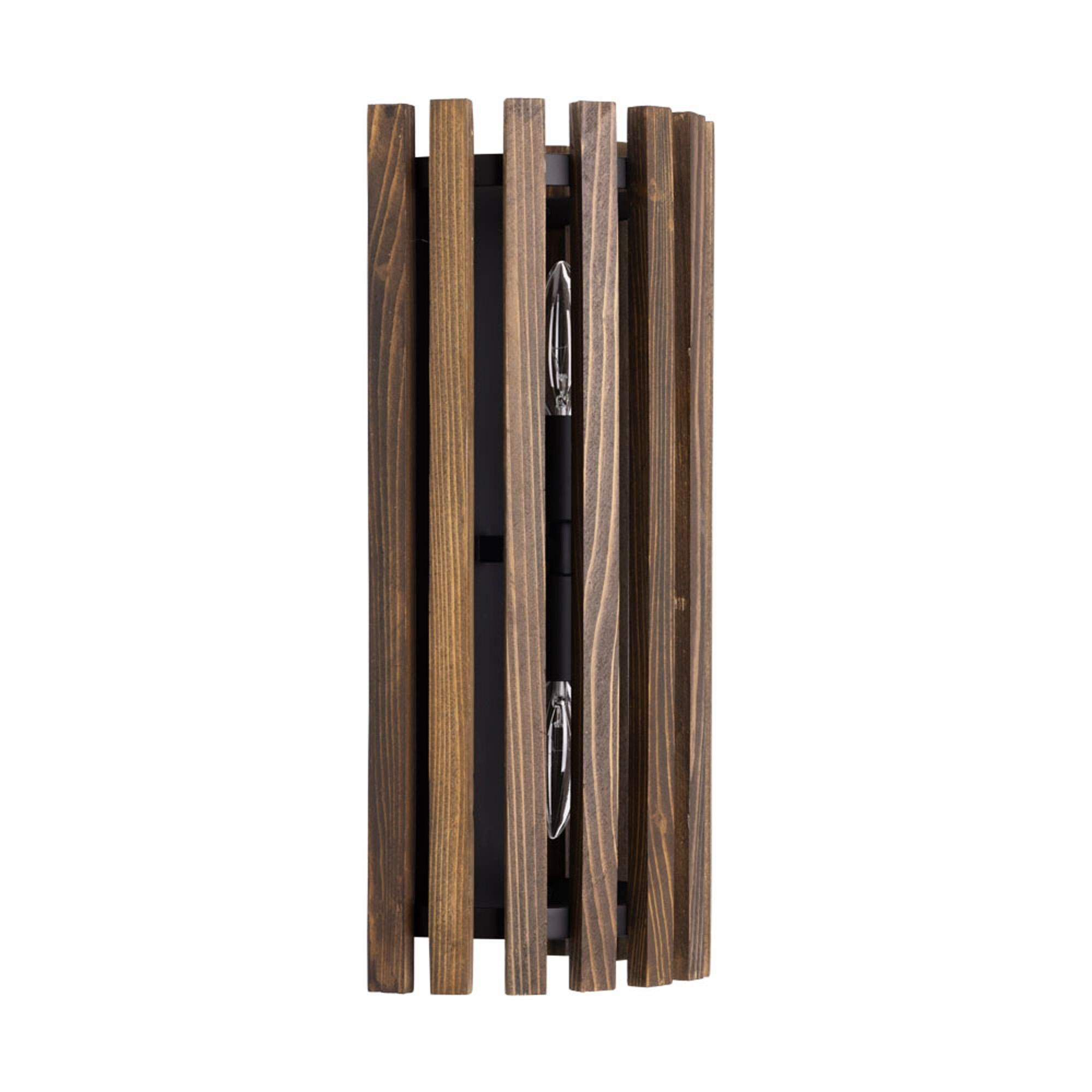Shown in Matte Black/Medium Walnut finish