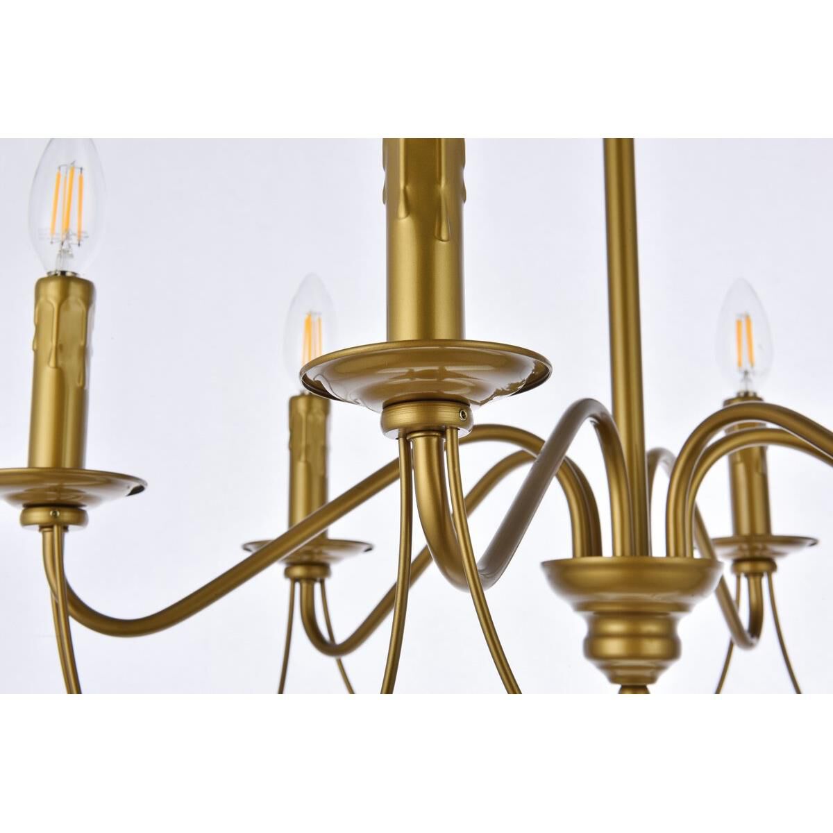 Westley 24 Inch 6 Light Chandelier by Elegant Lighting