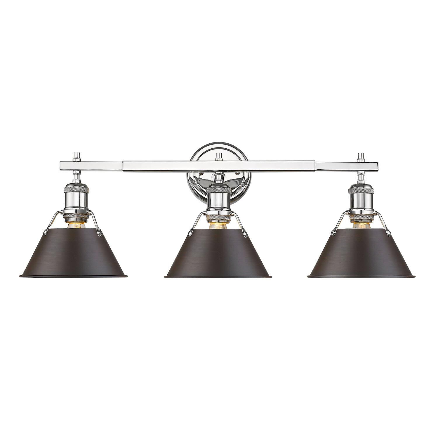 Orwell 27 Inch Bath Vanity Light by Golden Lighting