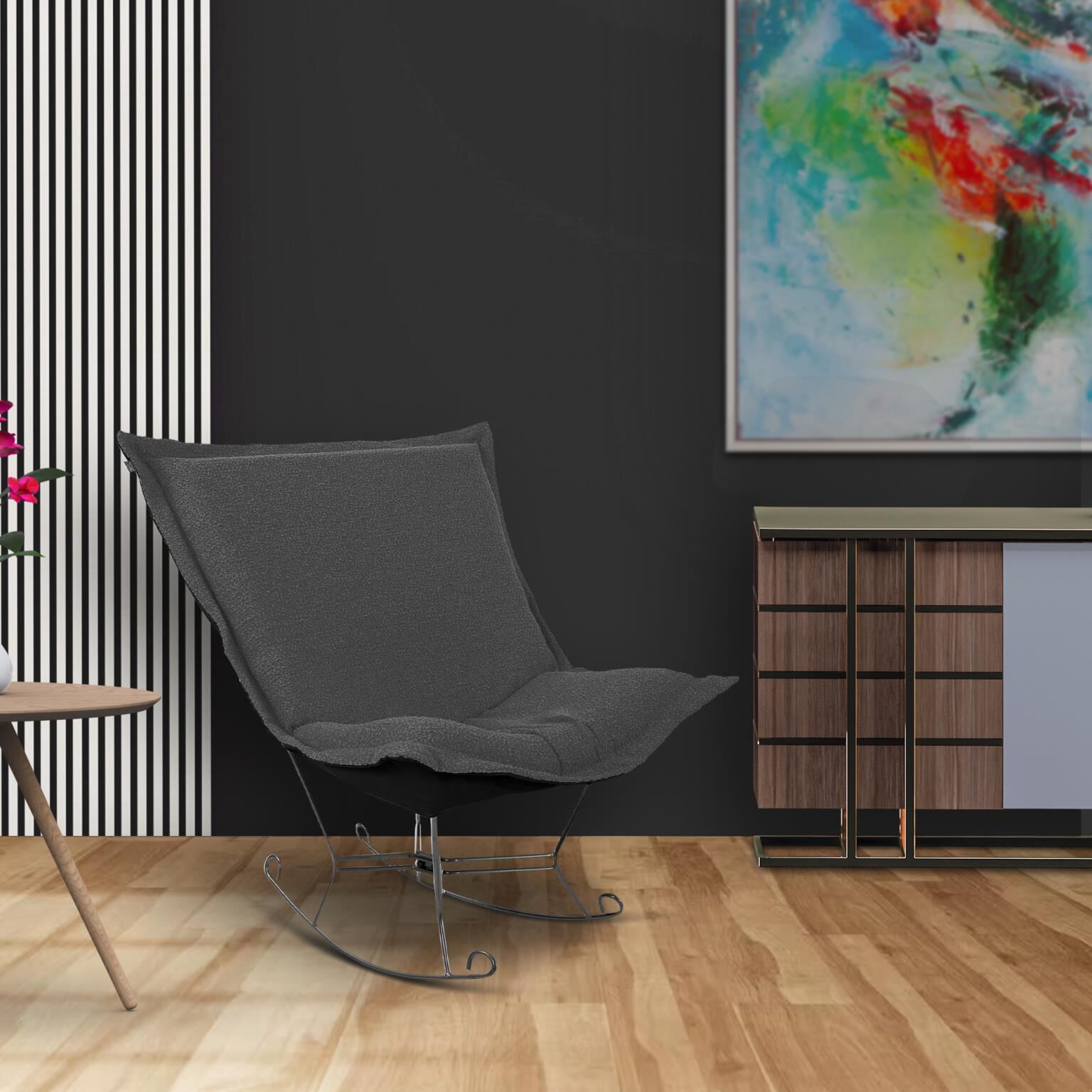 The Barbet Puff Accent Chair by Howard Elliott Collection