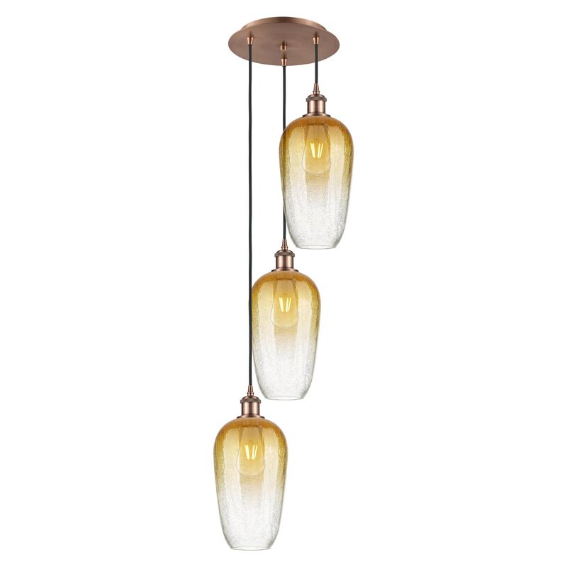 Bruno Marashlian Brookhaven Flute 14 Inch Multi Light Pendant by Innovations Lighting