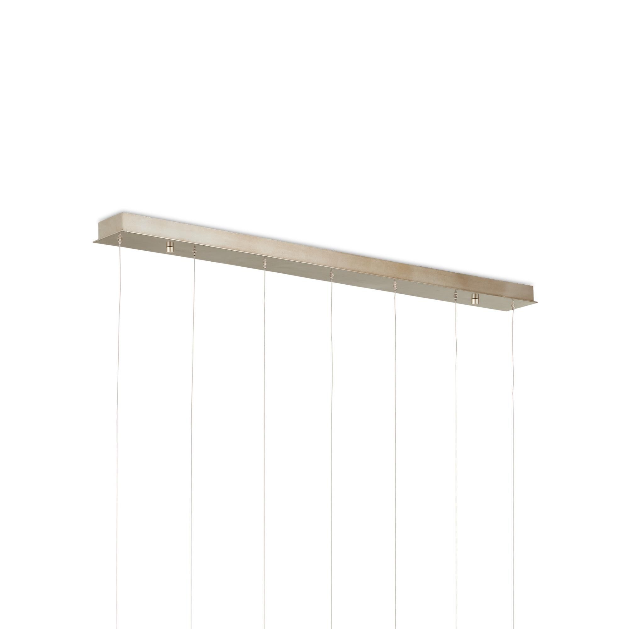 Piero 57 Inch 7 Light LED Linear Suspension Light by Currey and Company