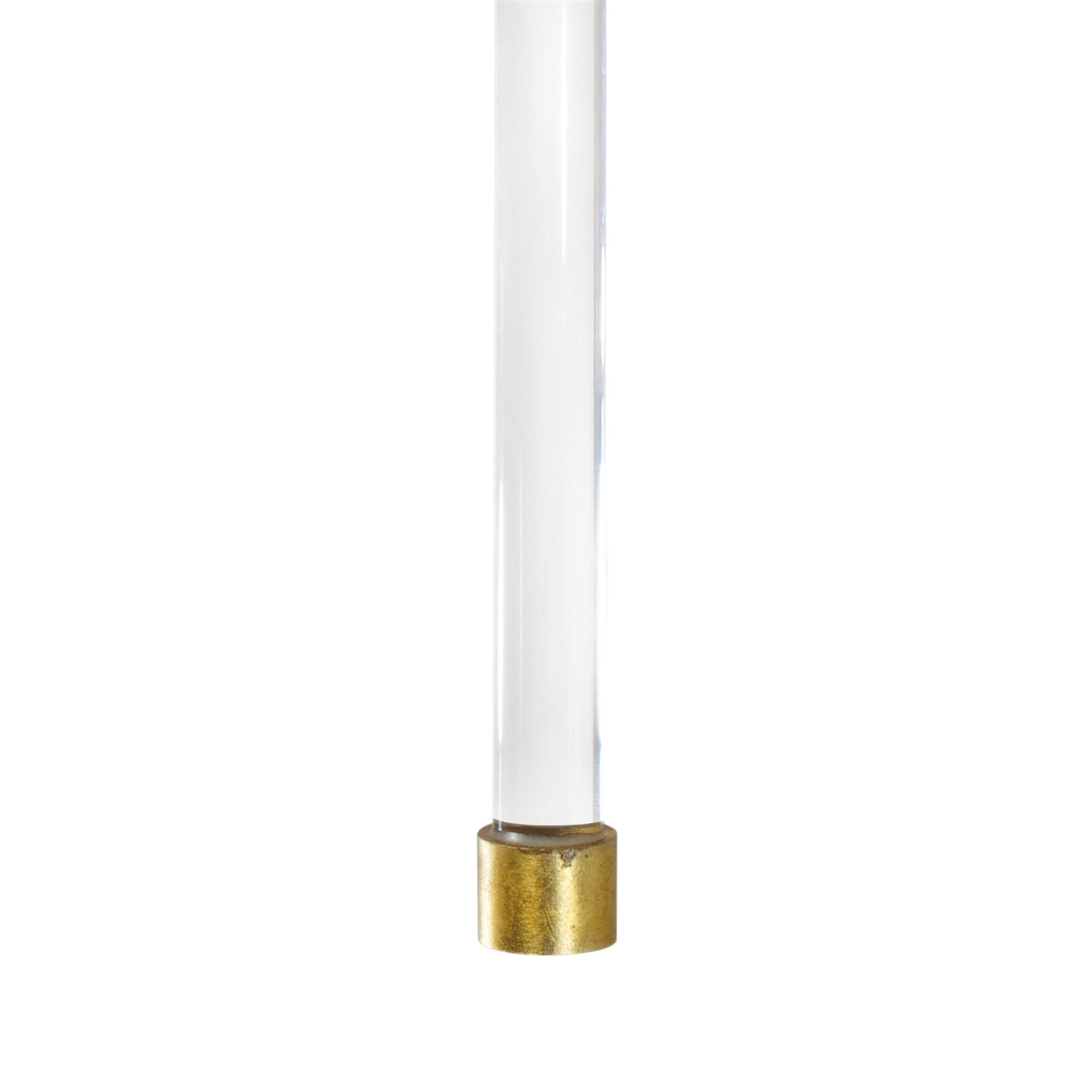 Shown in Gold Leaf finish and Linen shade