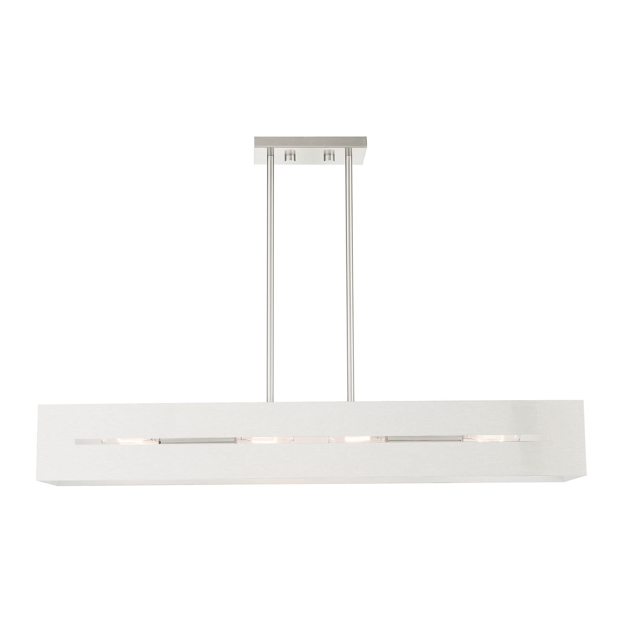 Soma 36 Inch 4 Light Linear Suspension Light by Livex Lighting