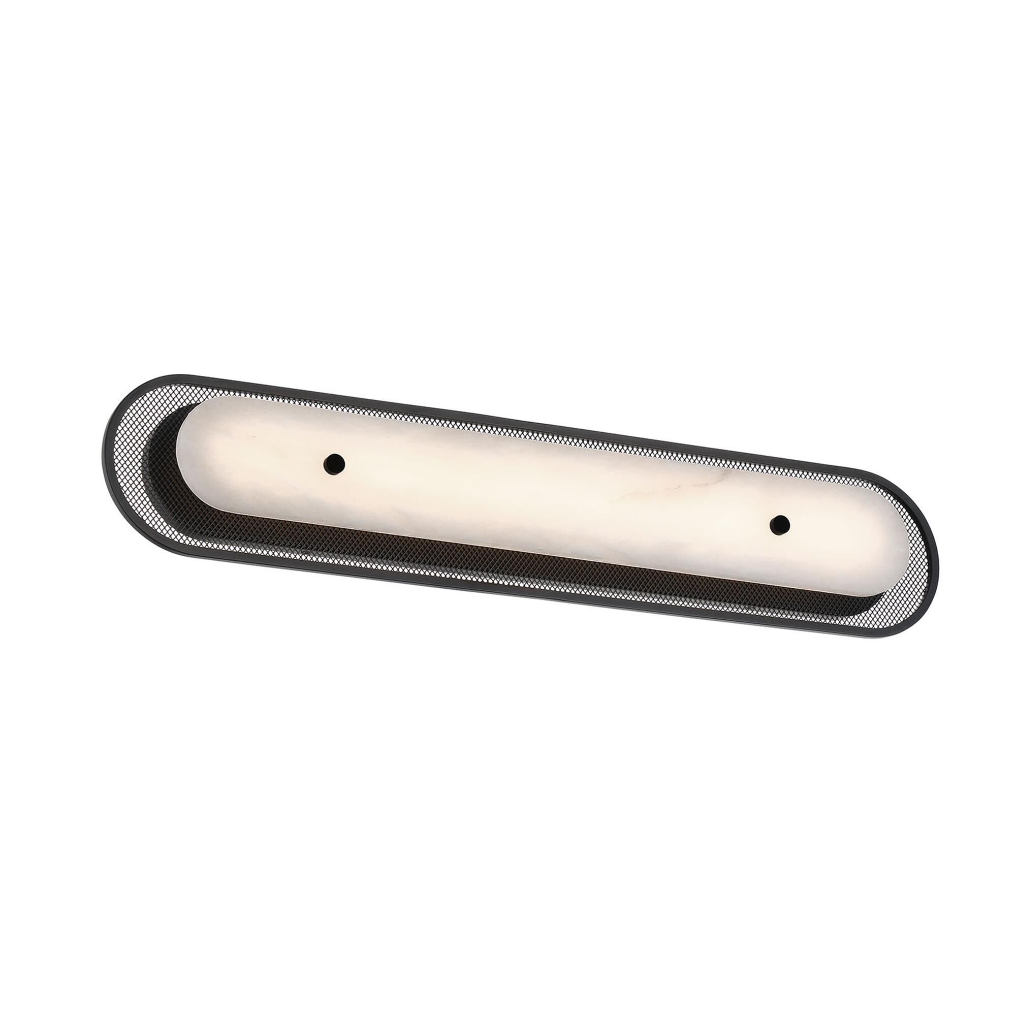 Shown in Black finish and Alabaster glass
