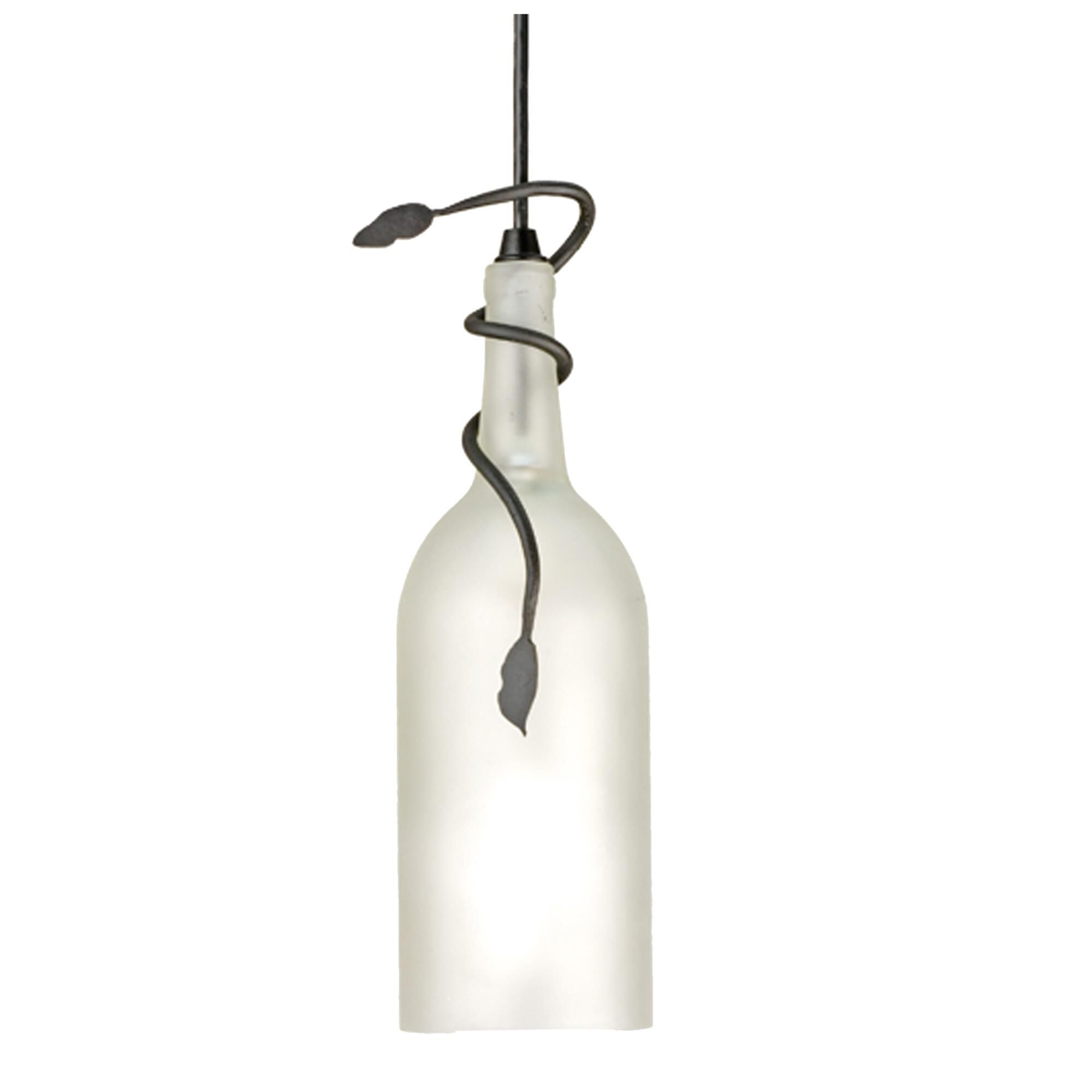 Tuscan Vineyard Frosted White 5 Inch LED Mini Pendant by Meyda Lighting