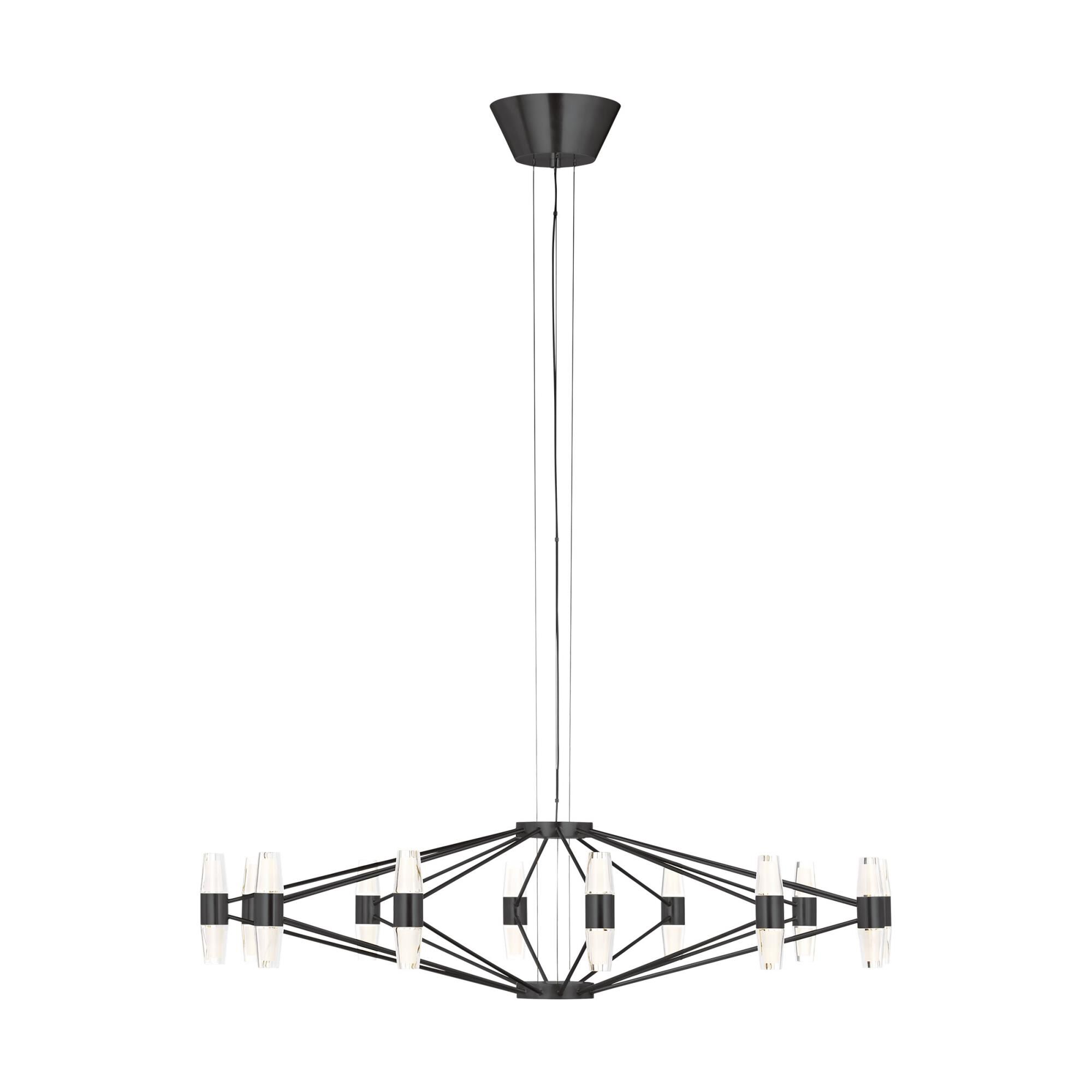 Sean Lavin Lassell 36 Inch 24 Light Chandelier by Visual Comfort Modern Collection