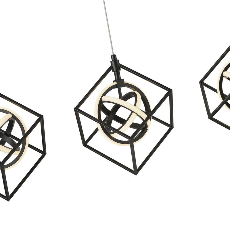 Tulip 28 Inch 12 Light Linear Suspension Light by Artcraft