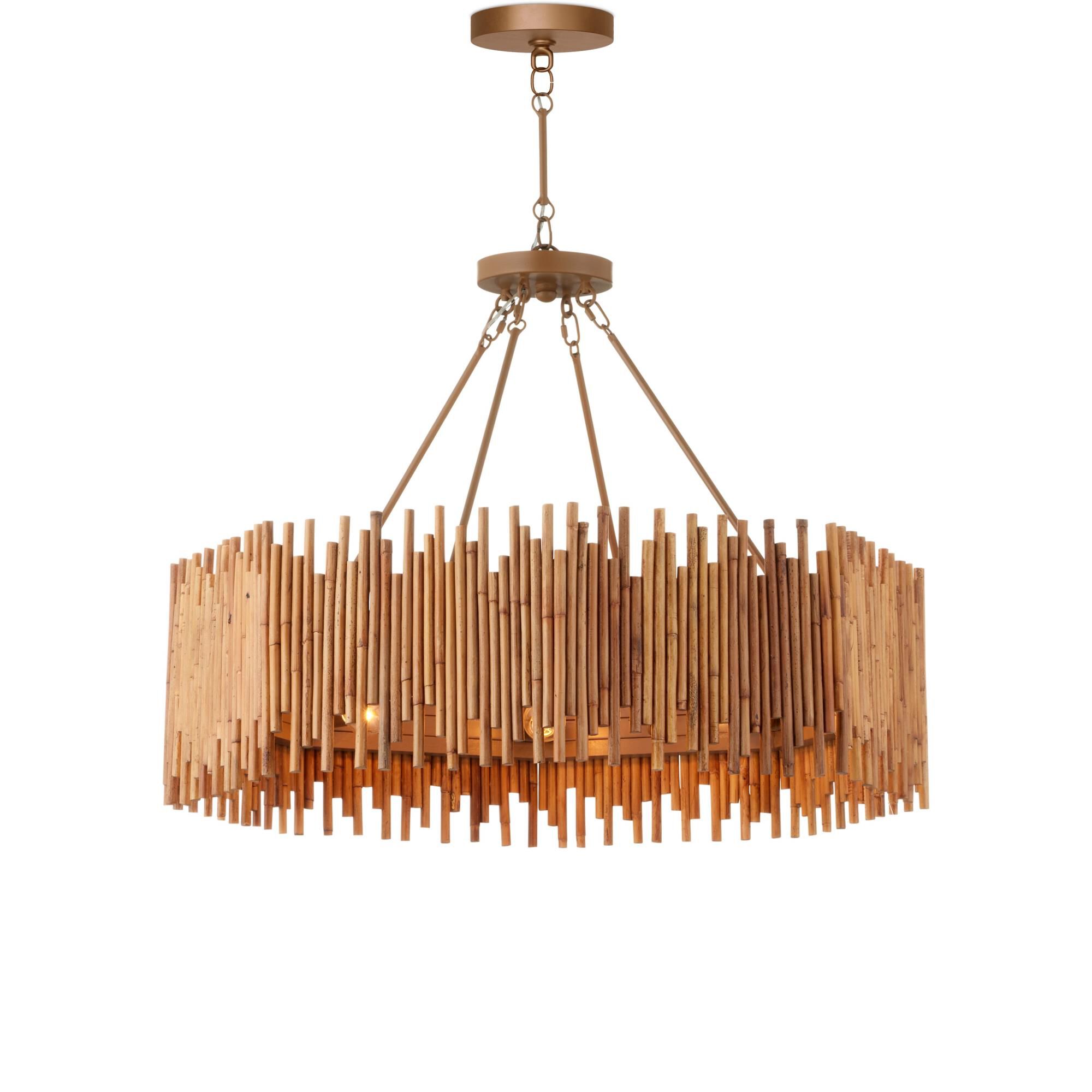 Teahouse 32 Inch Chandelier by Currey and Company