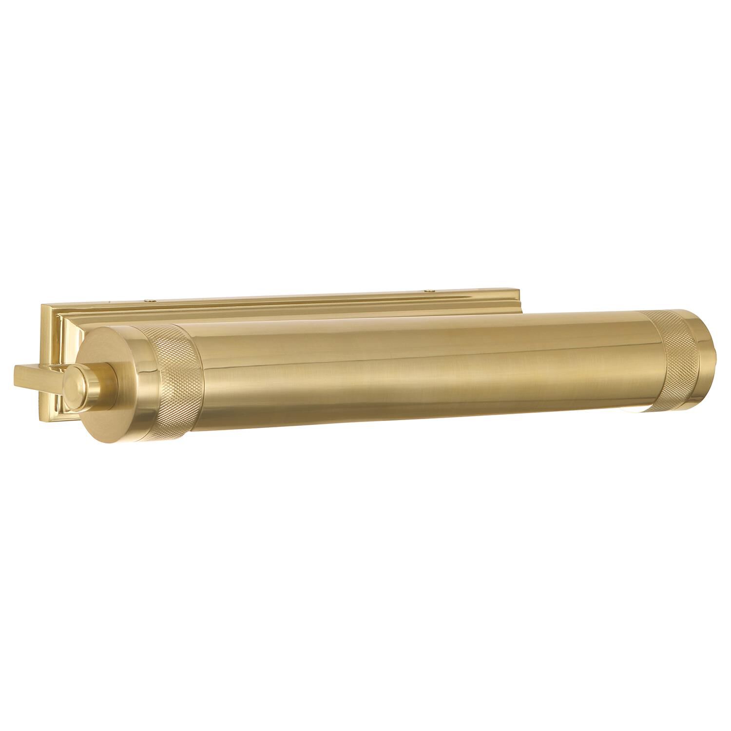 Shown in Modern Brass finish and Metal shade