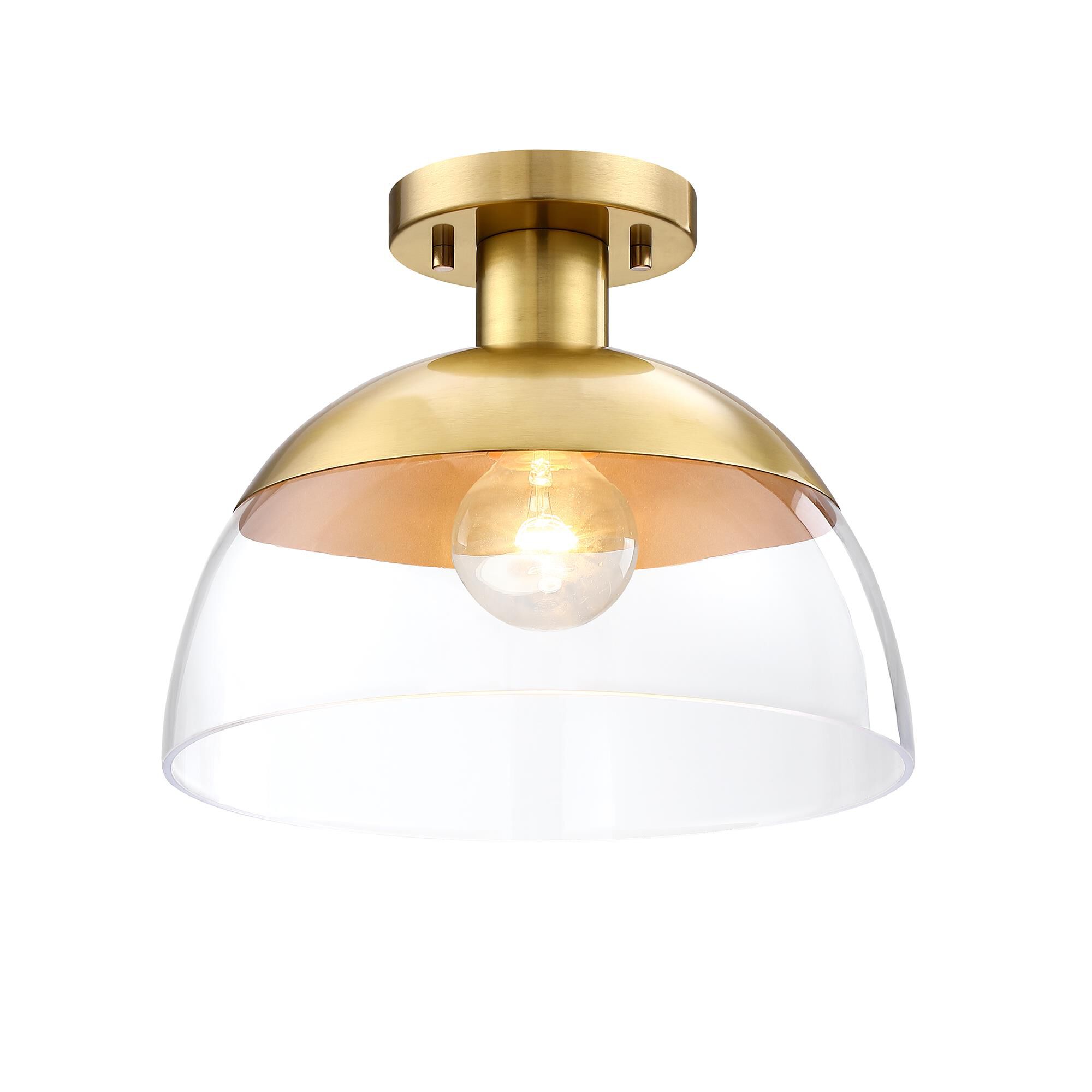 Rey  13 Inch Semi Flush Mount by Designers Fountain