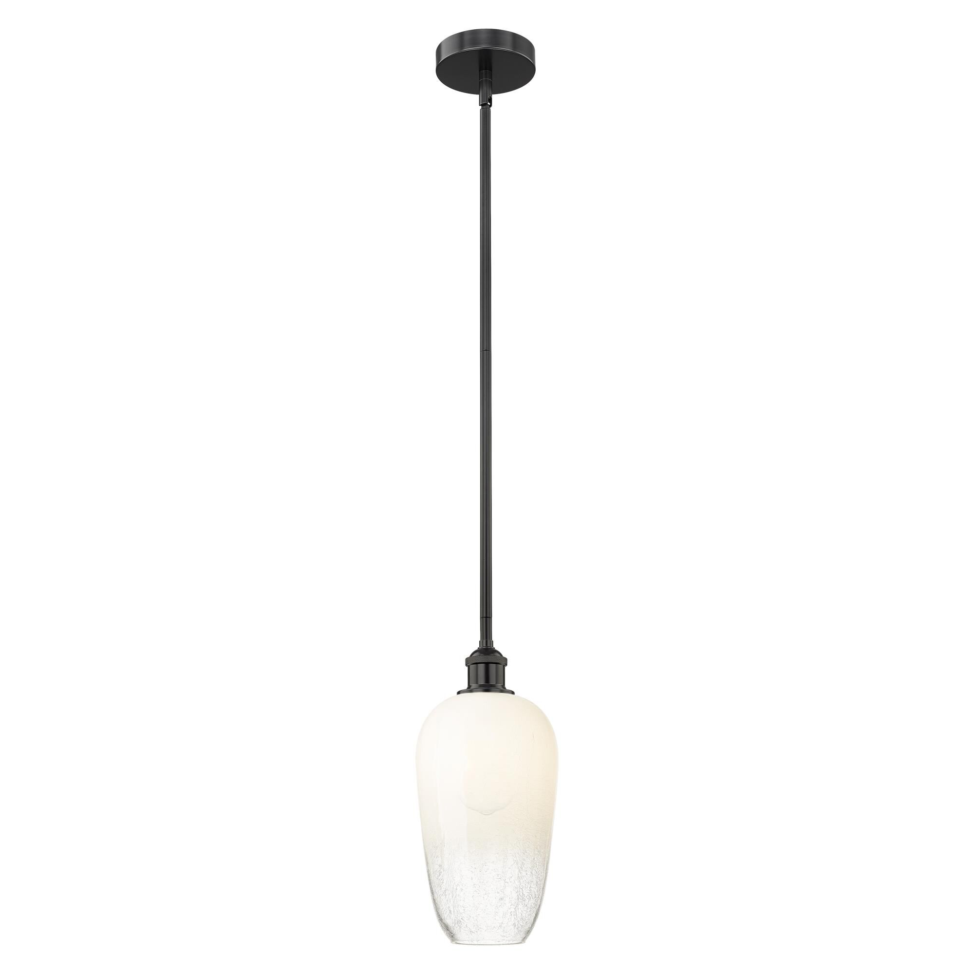 Shown in Matte Black finish and Opal glass