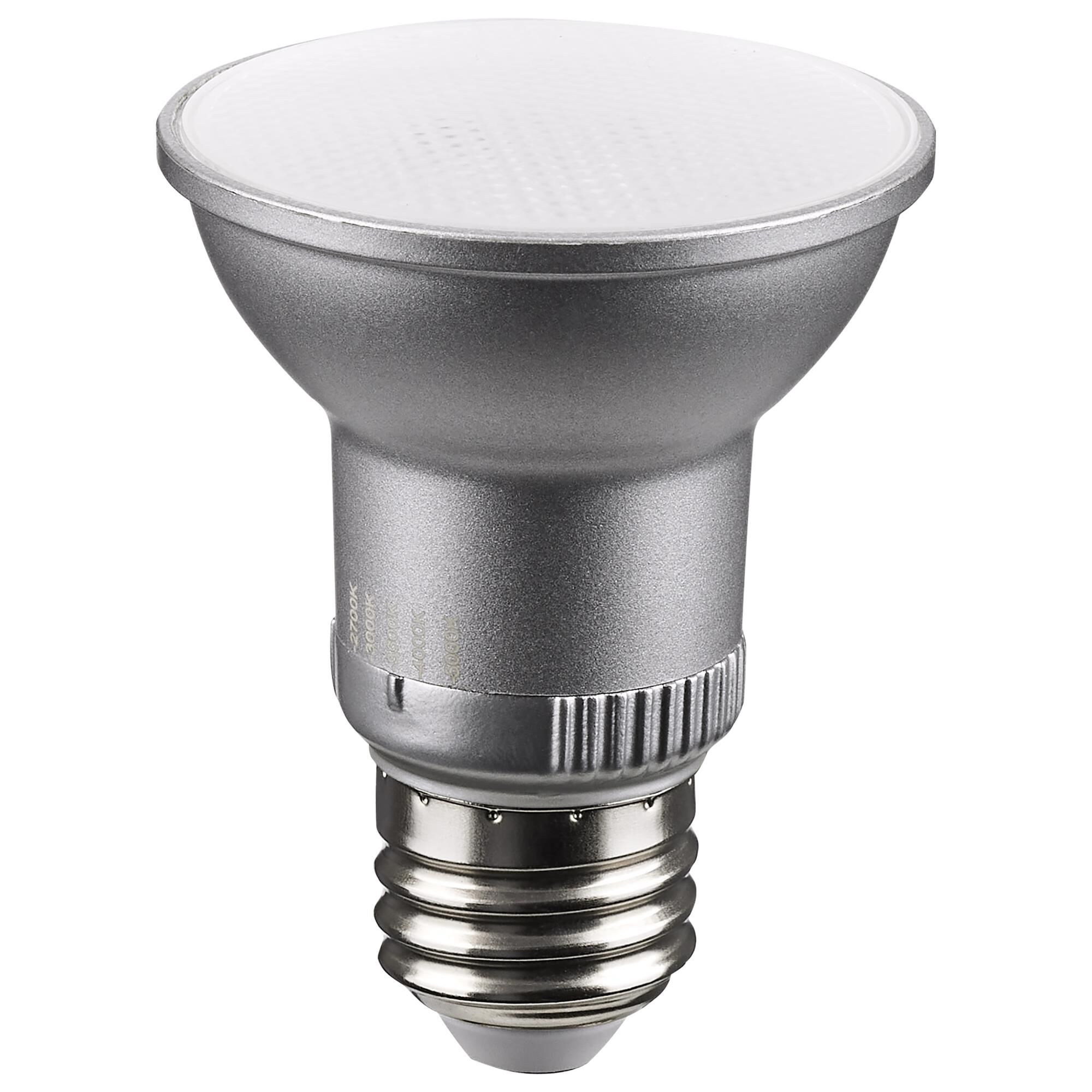 Dimmable 5.5 Watt 2700/3000/3500/4000/5000K PAR20 LED Light Bulb by Satco