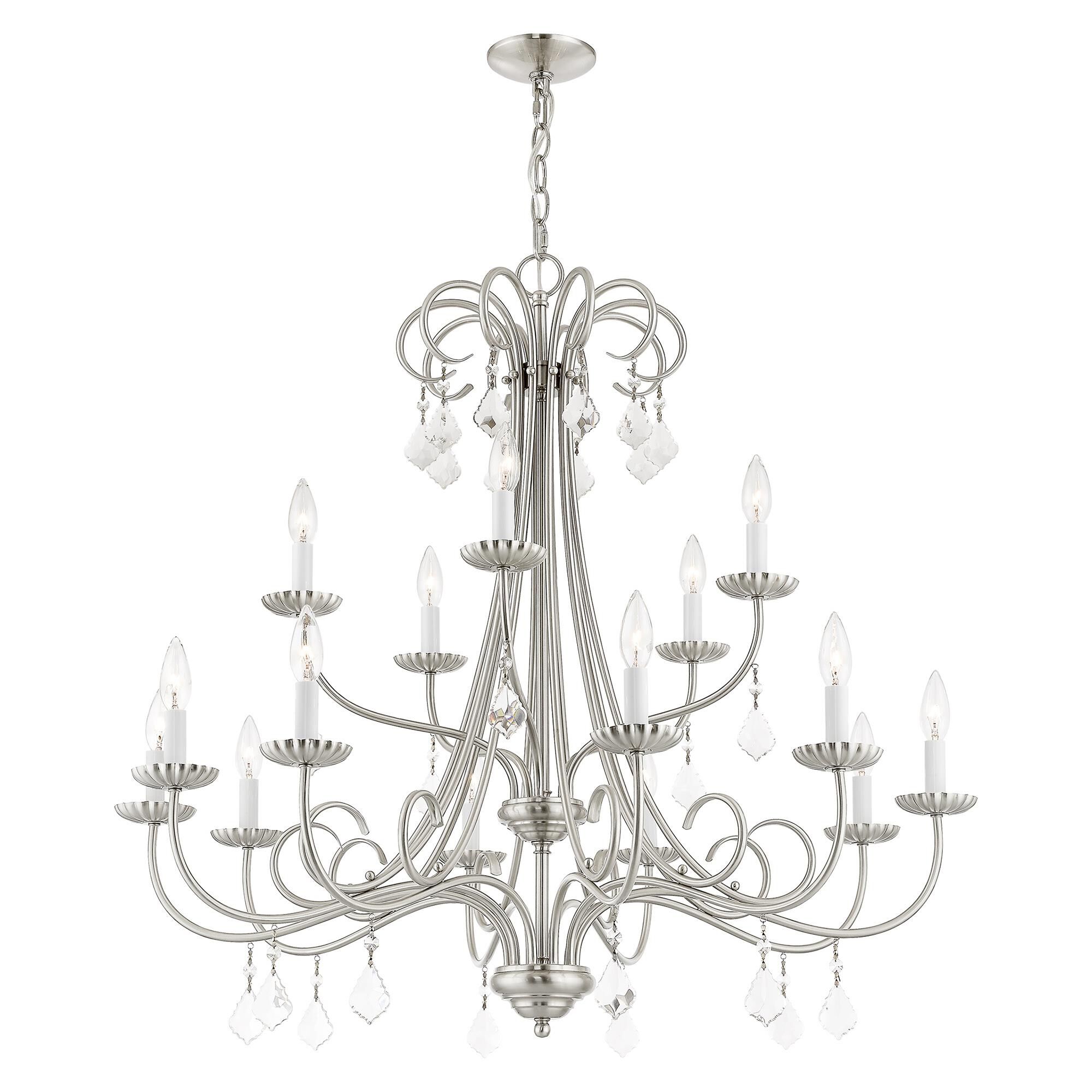 Daphne 36 Inch 15 Light Chandelier by Livex Lighting