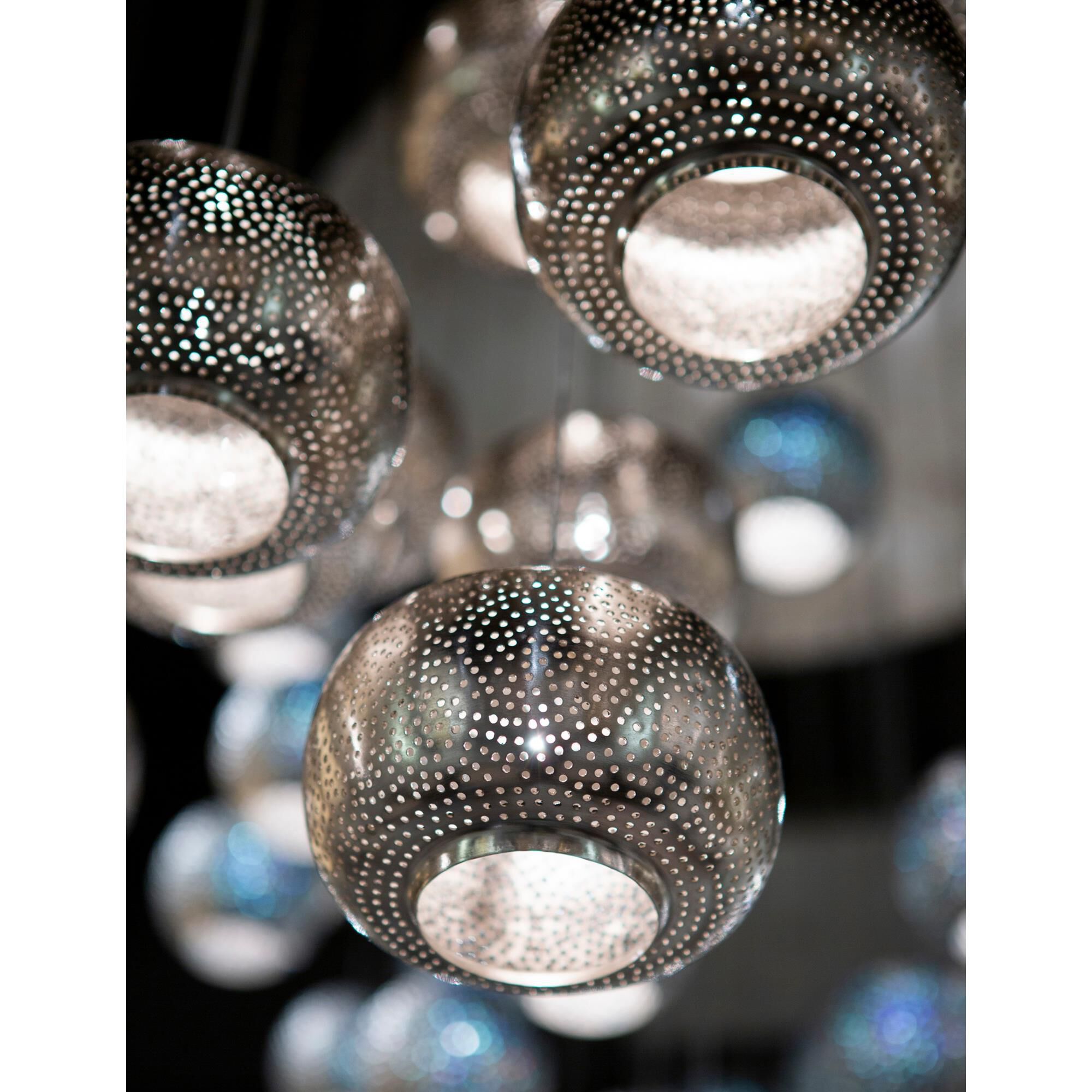 Pepper 15 Light LED Multi Light Pendant by Currey and Company