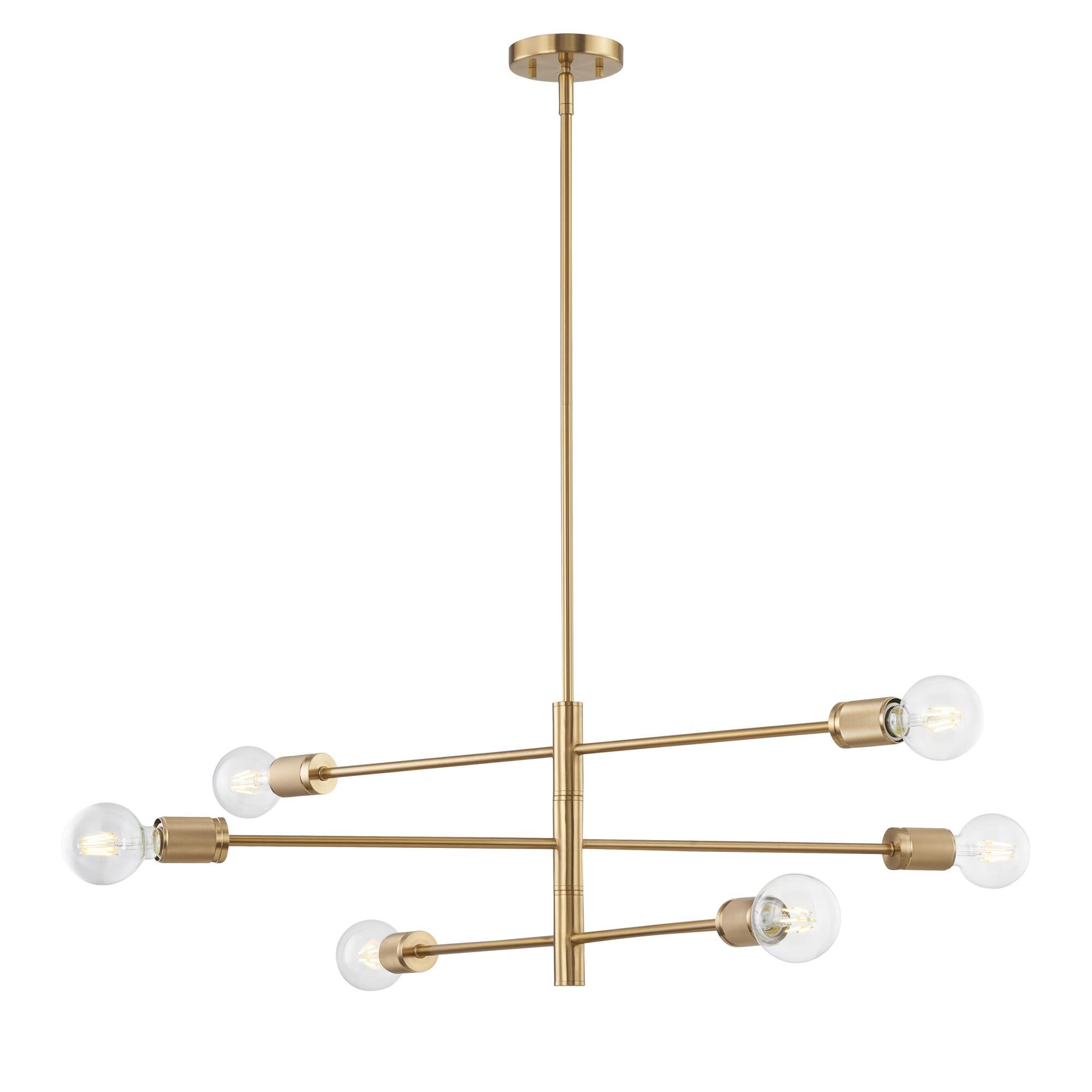 Module 34 Inch 6 Light Chandelier by ELK Lighting