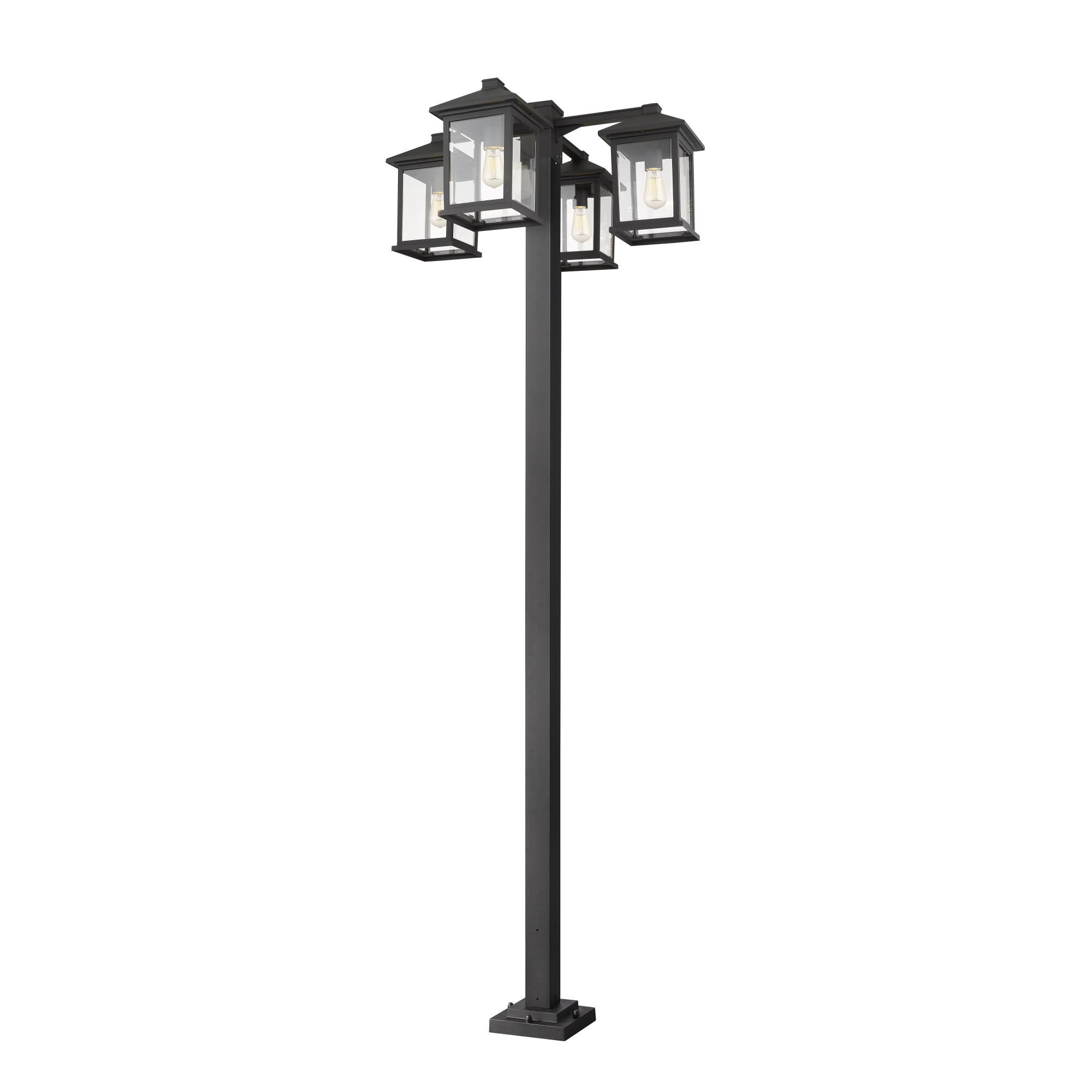 Portland 99 Inch Tall 4 Light Outdoor Post Lamp by Z-Lite