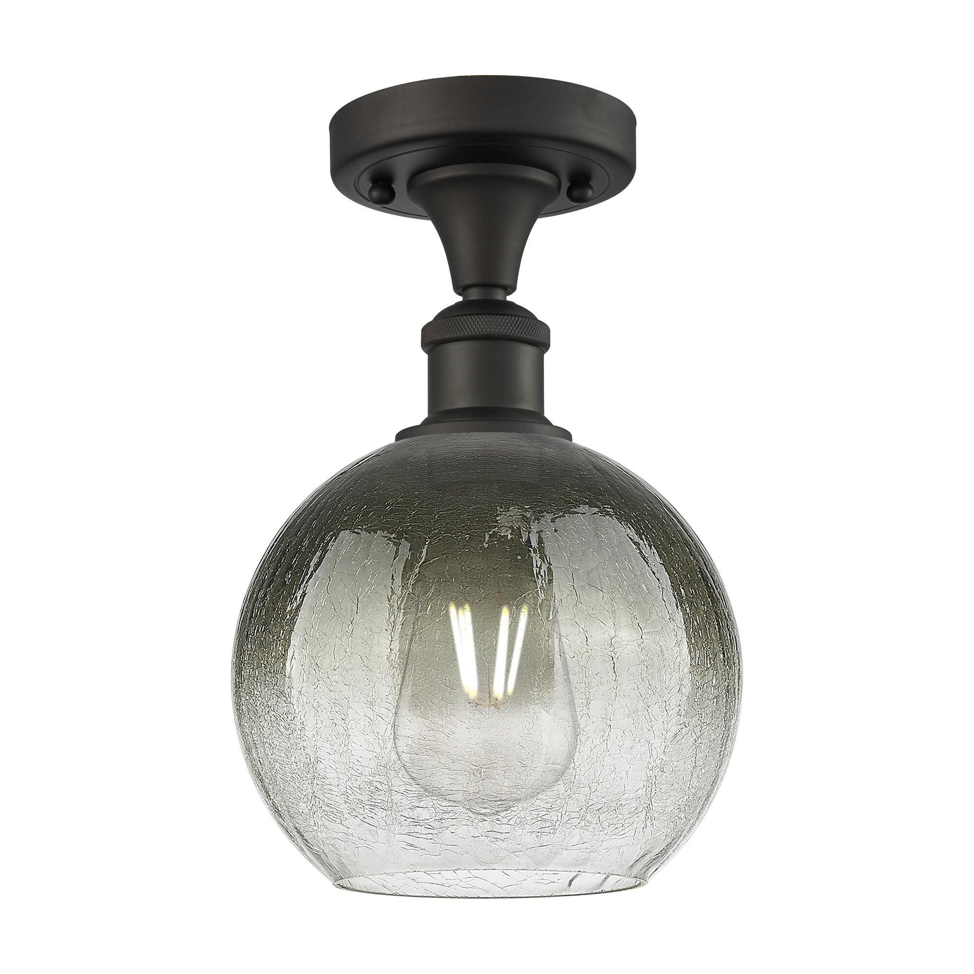 Shown in Oil Rubbed Bronze finish and Slate glass