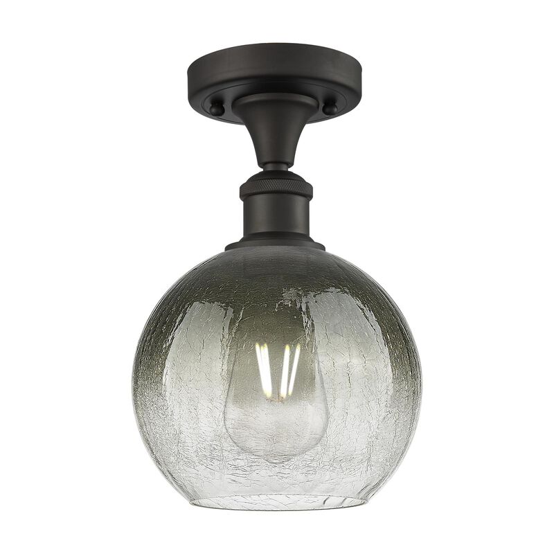 Bruno Marashlian Brookhaven Globe 8 Inch Semi Flush Mount by Innovations Lighting