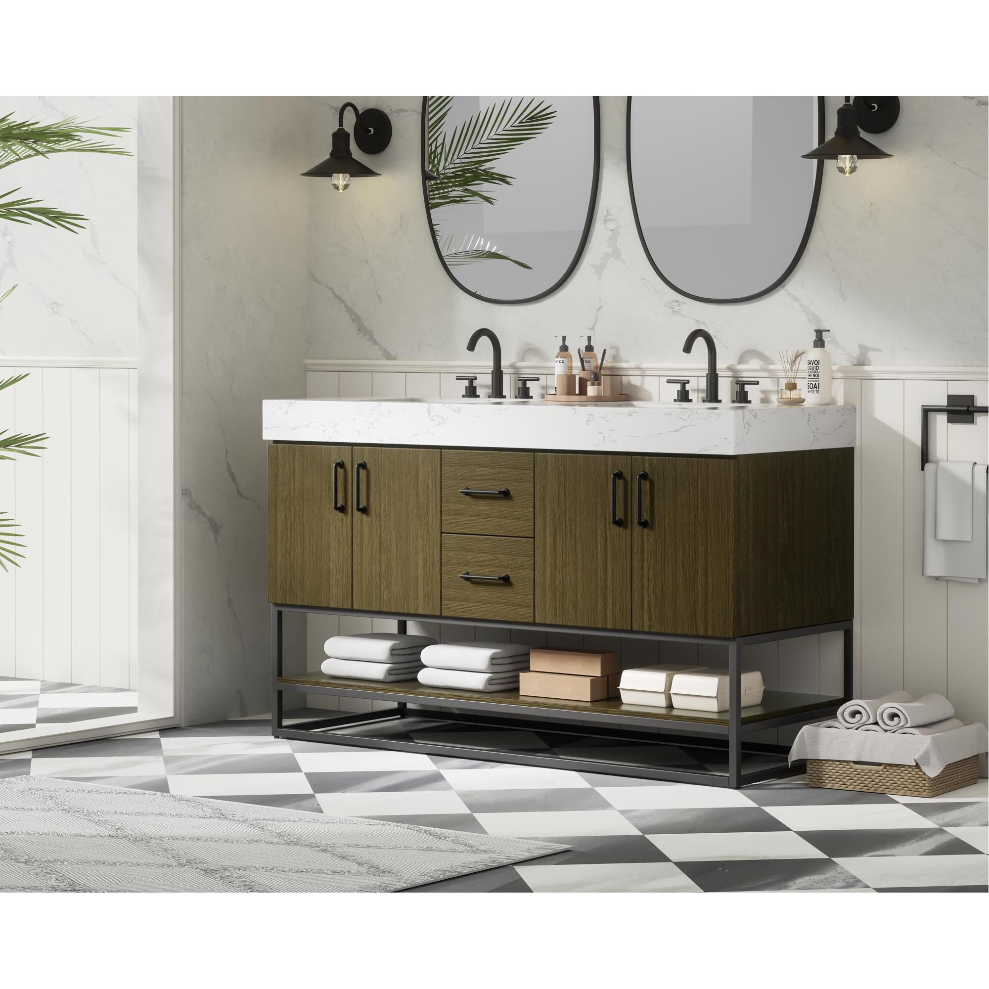 Shown in Chestnut Brown finish