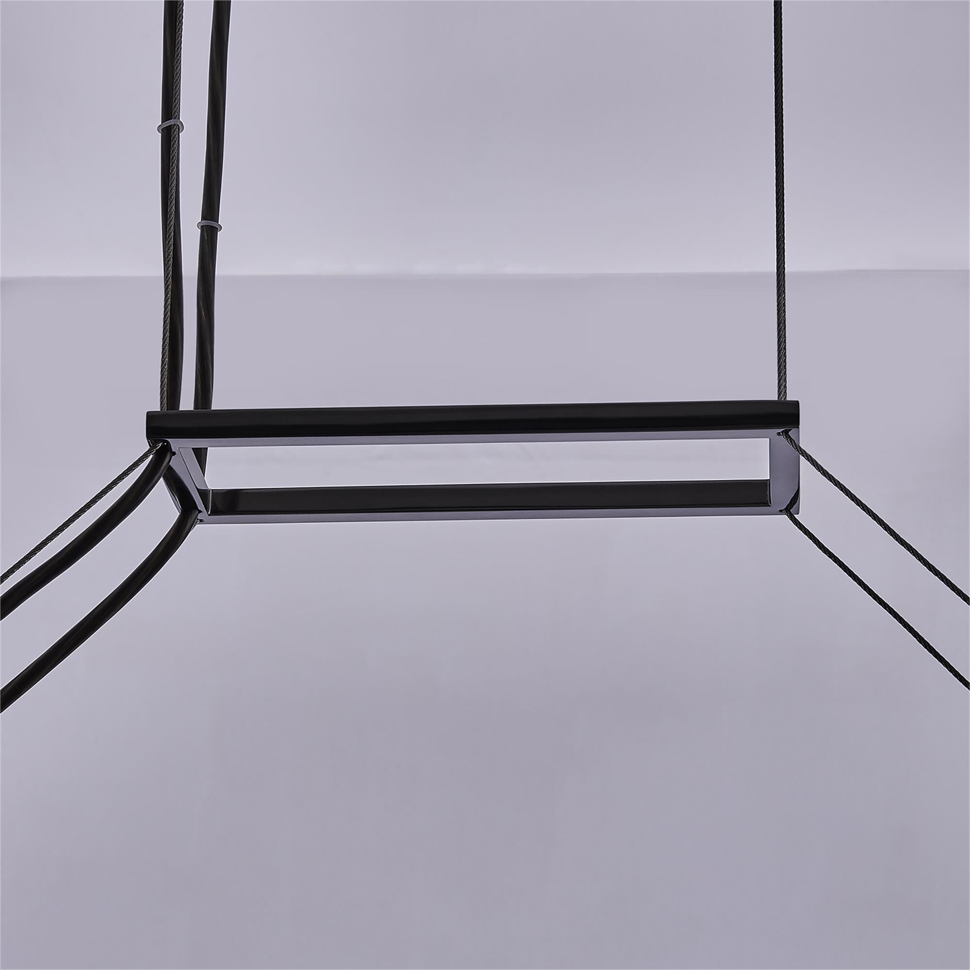 Shown in Black Nickel finish and Smoked Firenze crystal