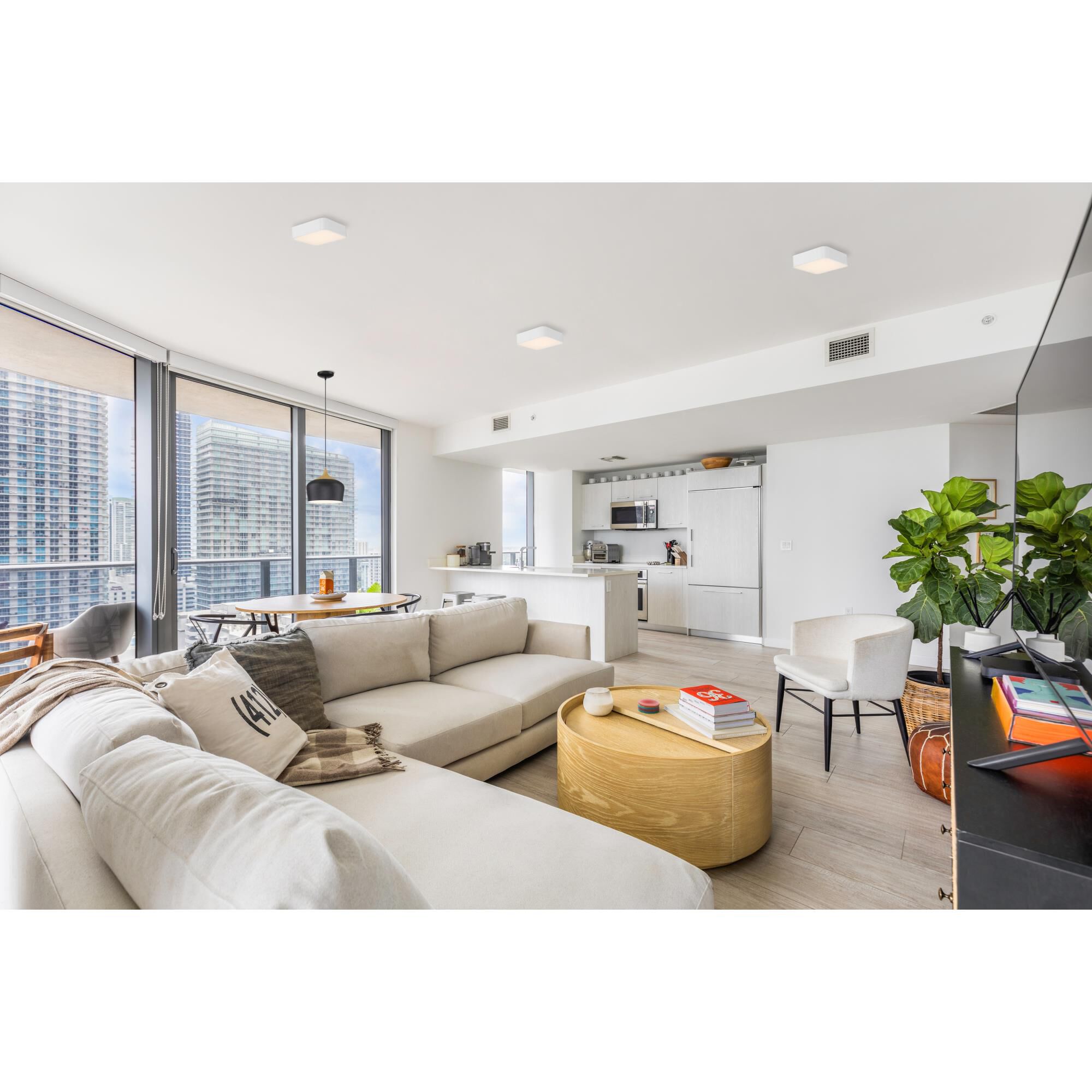 Granada 15 Inch 1 Light LED Flush Mount by Access Lighting