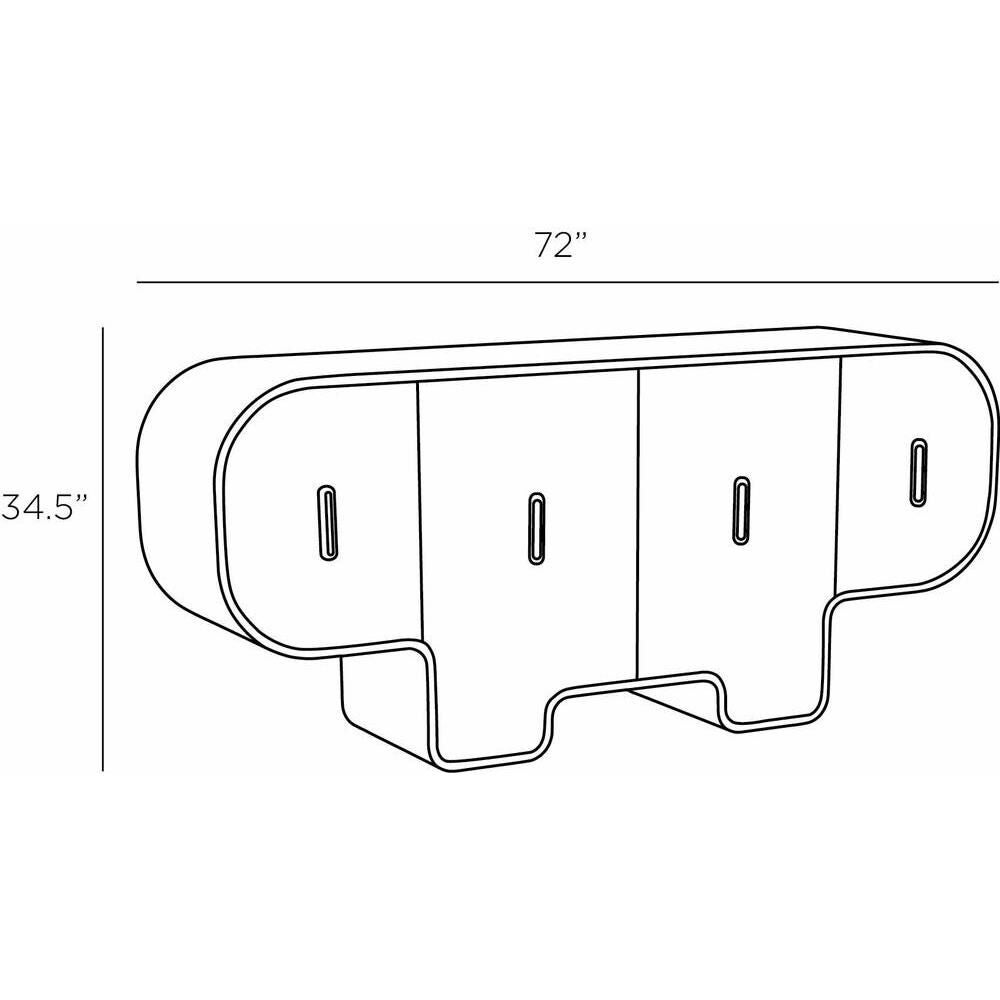 Bruno 72 Inch Credenza by Arteriors Home