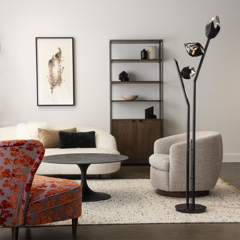 Chrysalis 74 Inch Torchiere Lamp by Hubbardton Forge