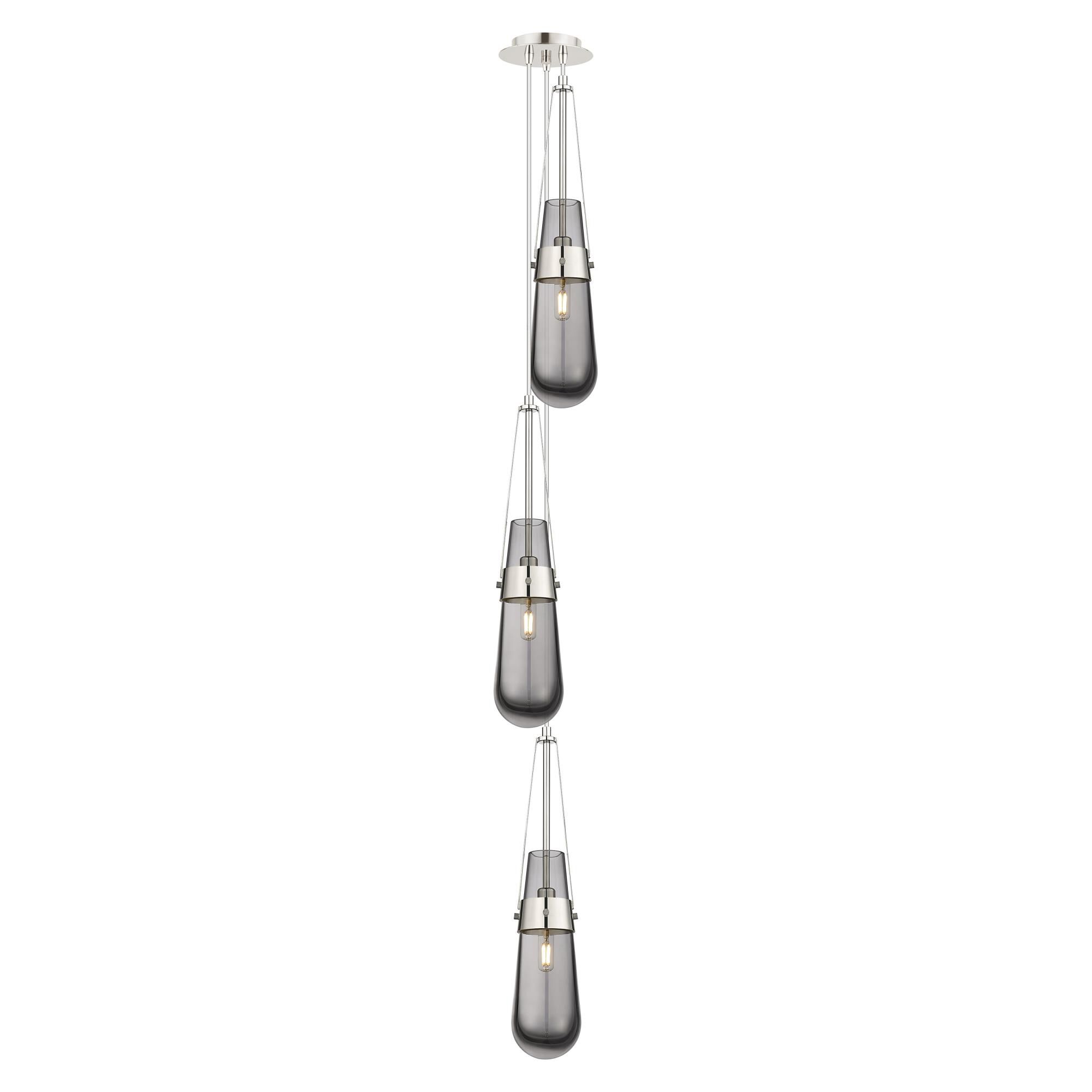Bruno Marashlian Milan 6 Inch 3 Light Multi Light Pendant by Innovations Lighting