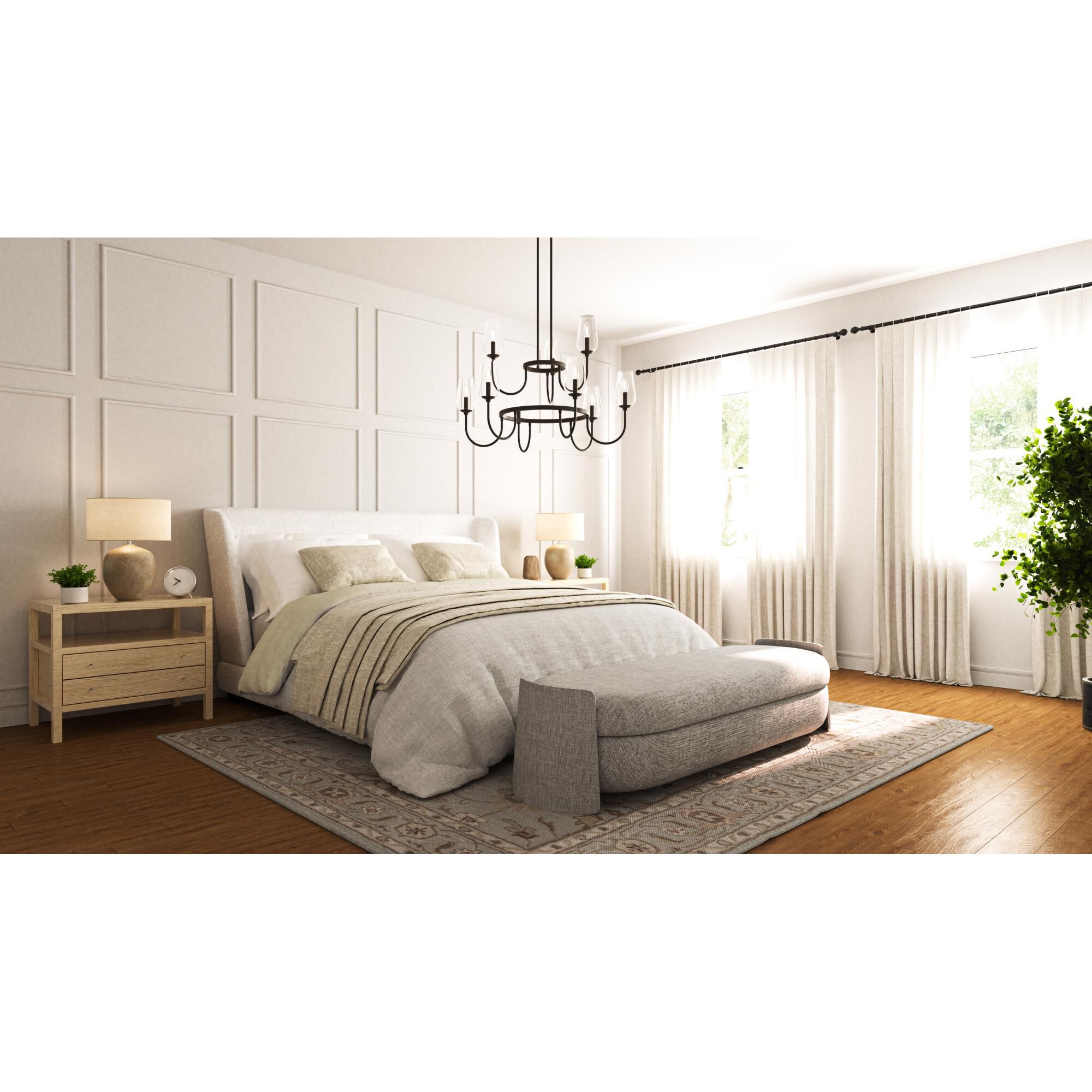 Viscount 36 Inch Chandelier by Quoizel