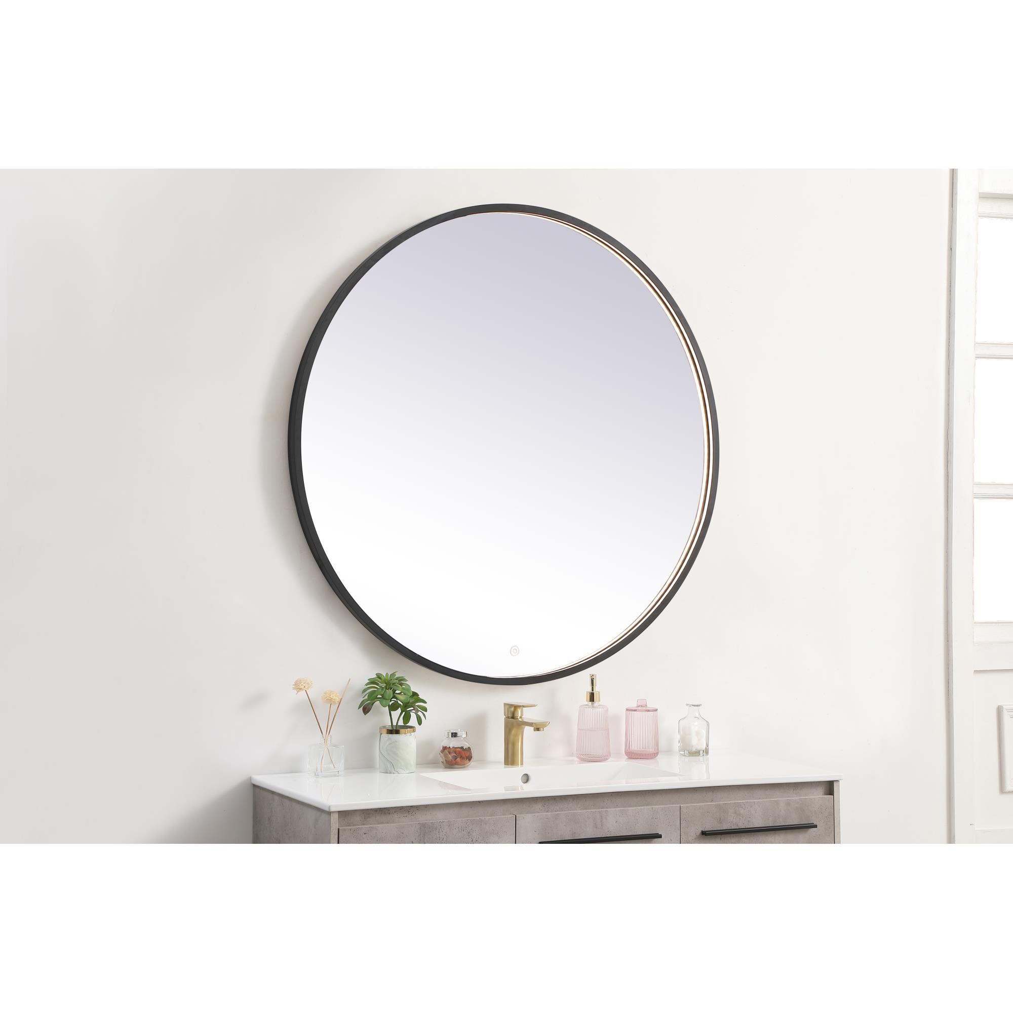 Pier LED Lighted Mirror by Elegant Decor