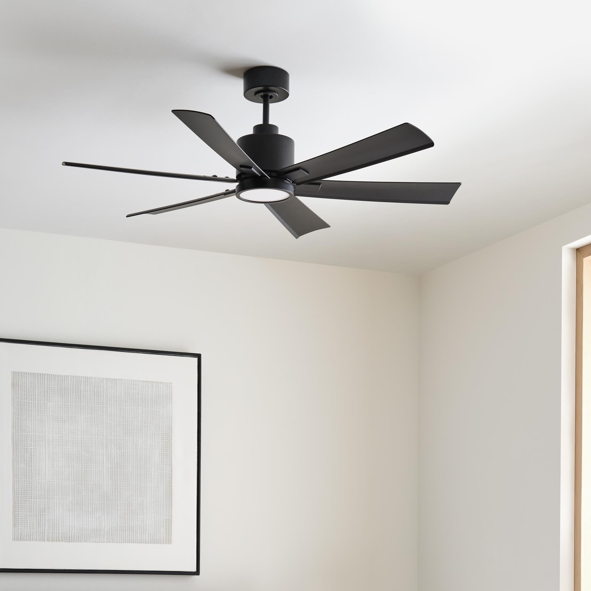 Shown in Midnight Black finish and Frosted Acrylic Diffuser shade