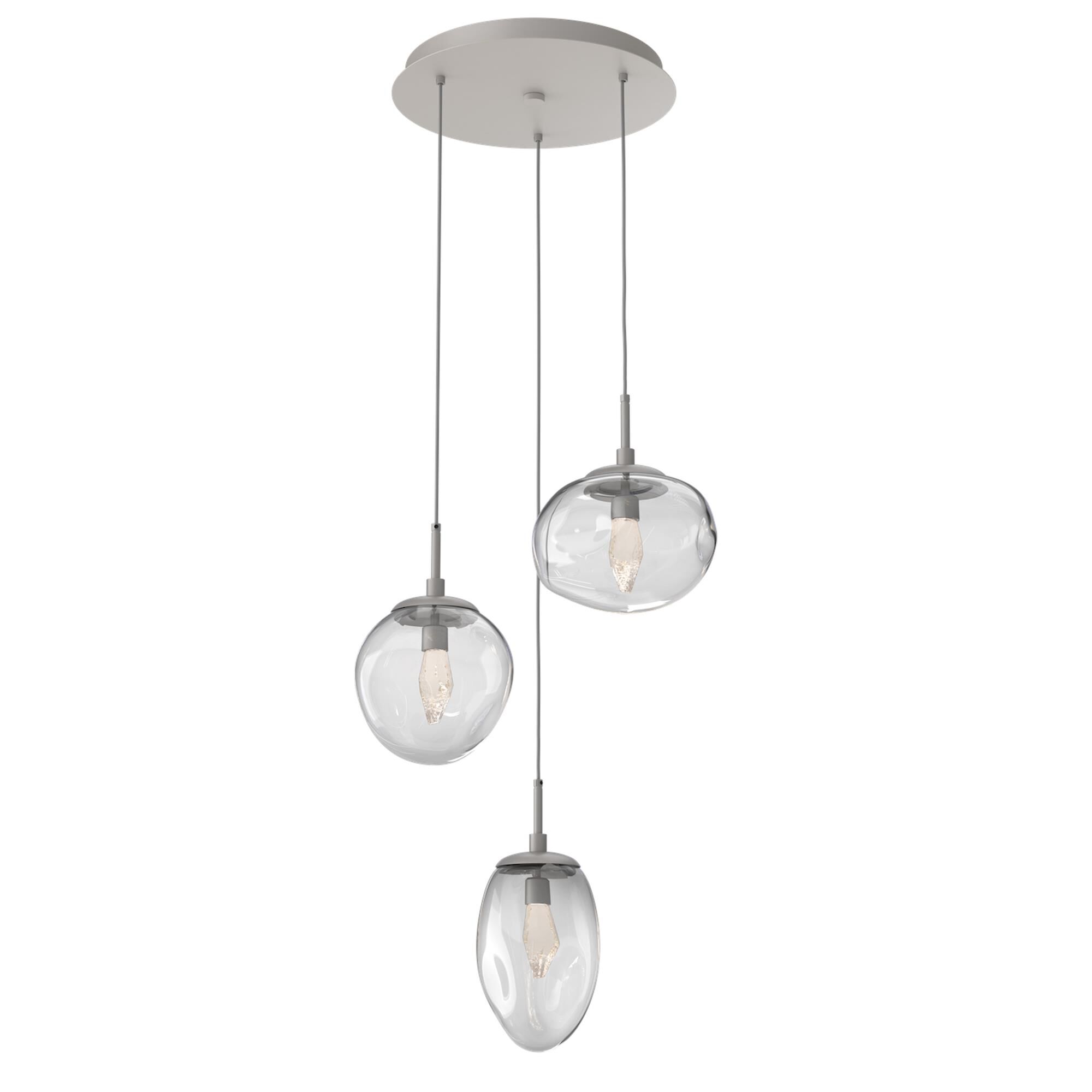 Shown in Metallic Beige Silver finish and Geo Inner Clear Outer glass