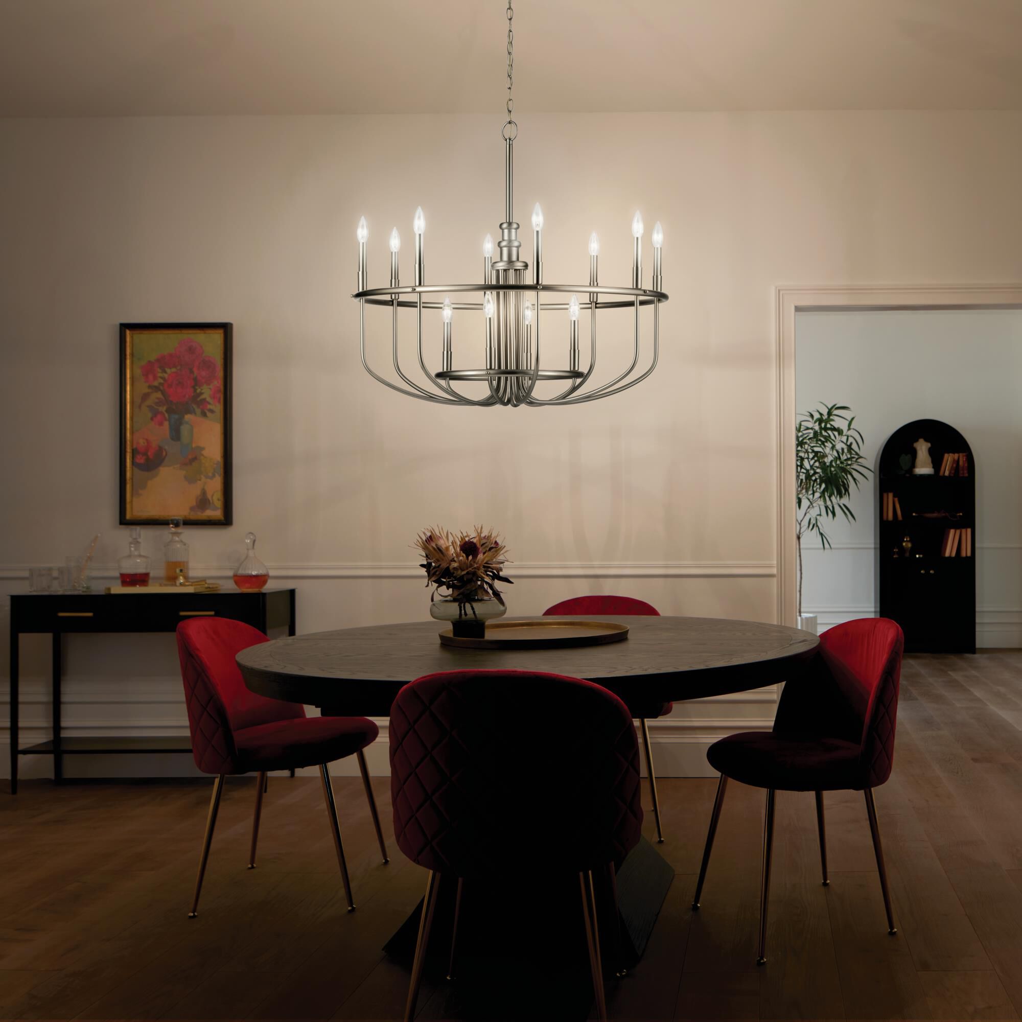 Capitol Hill 34 Inch 12 Light Chandelier by Kichler Lighting