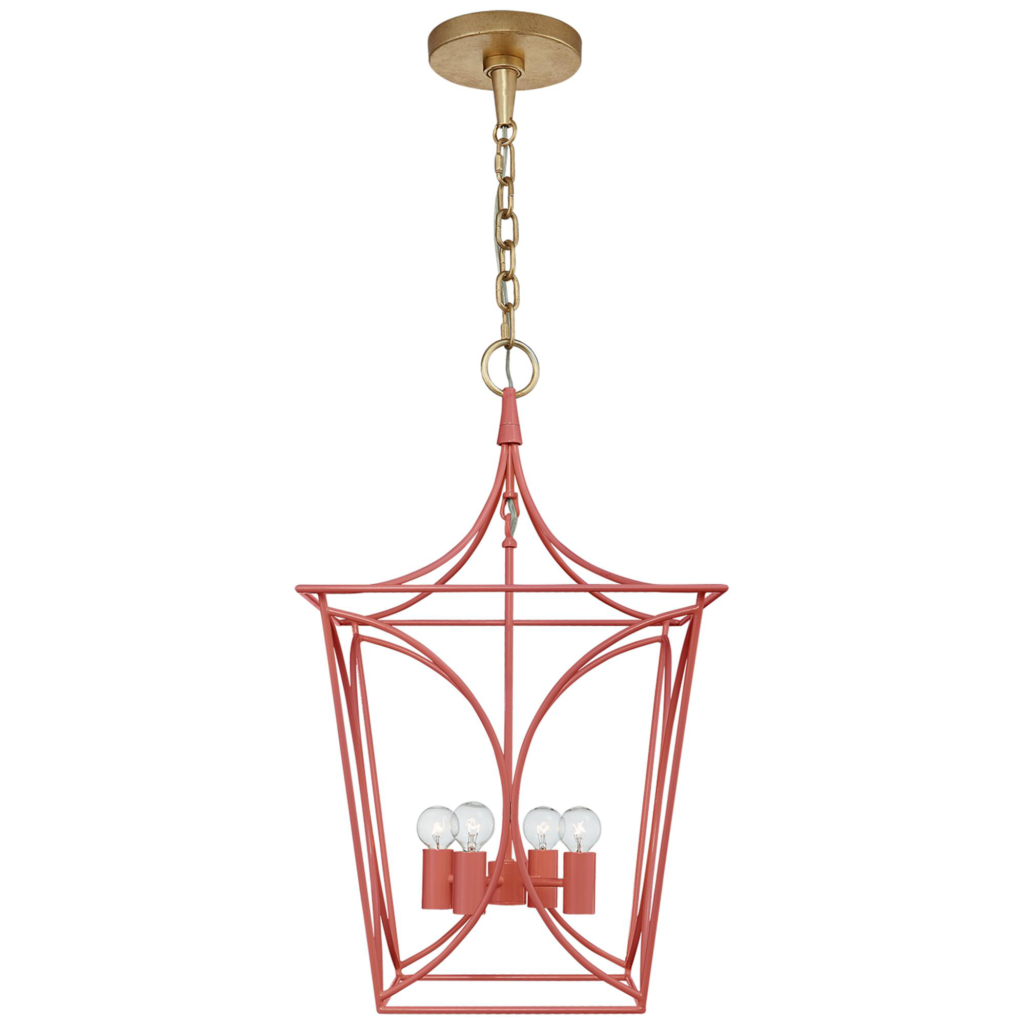 Shown in Coral and Gild finish