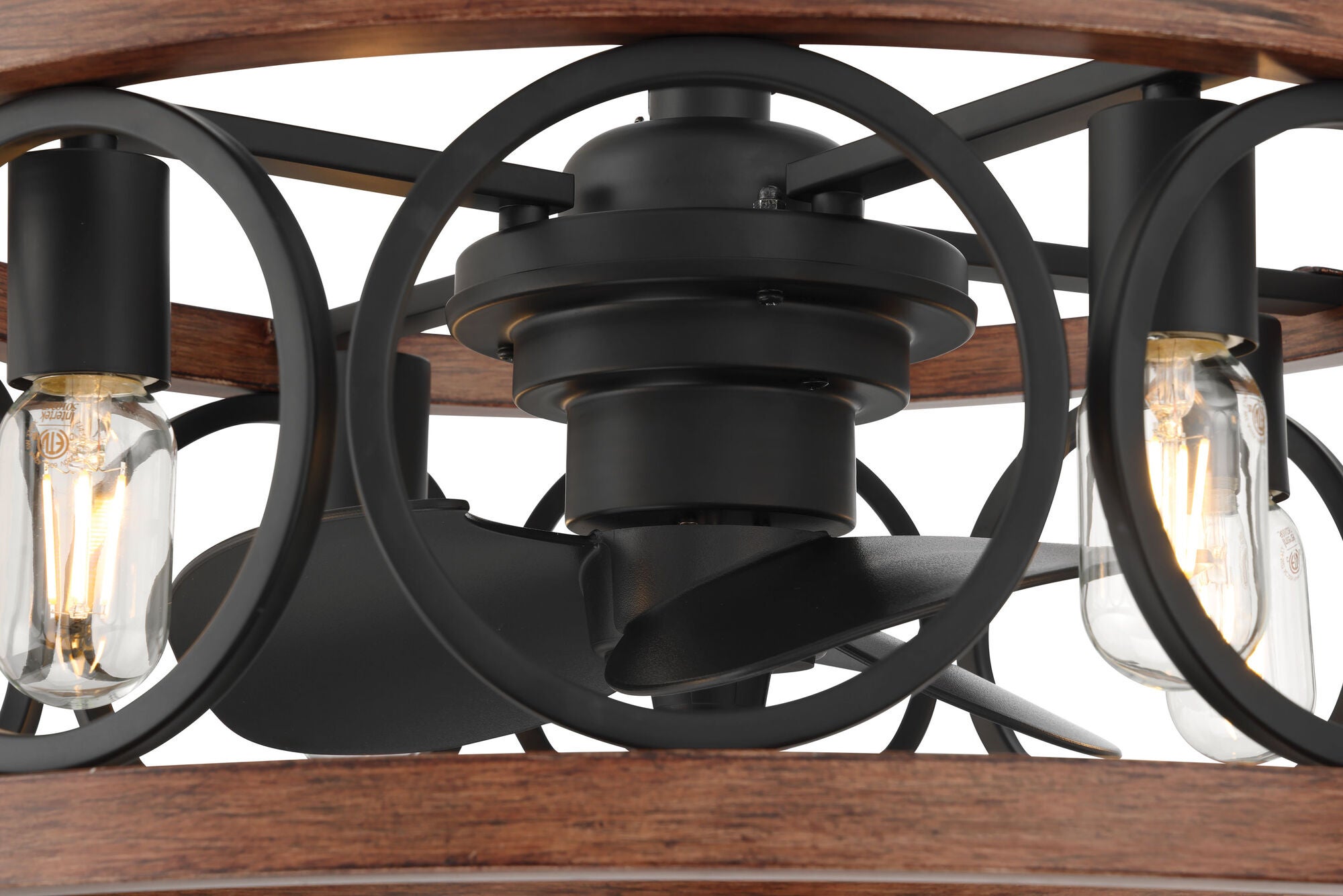 Haven 22 Inch Chandelier Ceiling Fan with Light Kit,