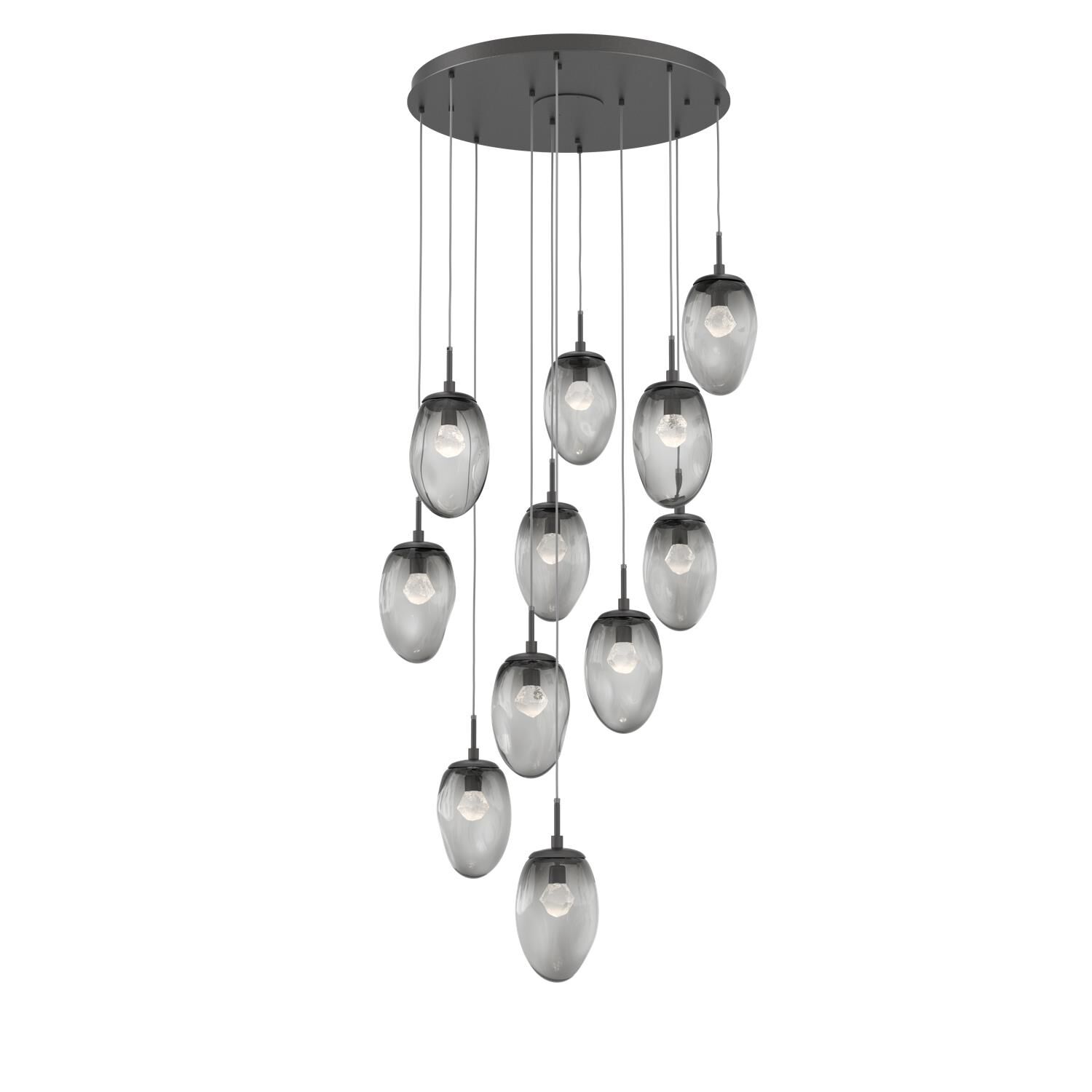 Levi Wilson Nebula 37 Inch 11 Light LED Multi Light Pendant by Hammerton Studio