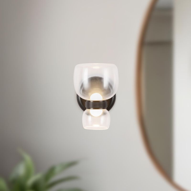 Elisa Carlucci Sutton 8 Inch Bath Vanity Light by Alora Lighting