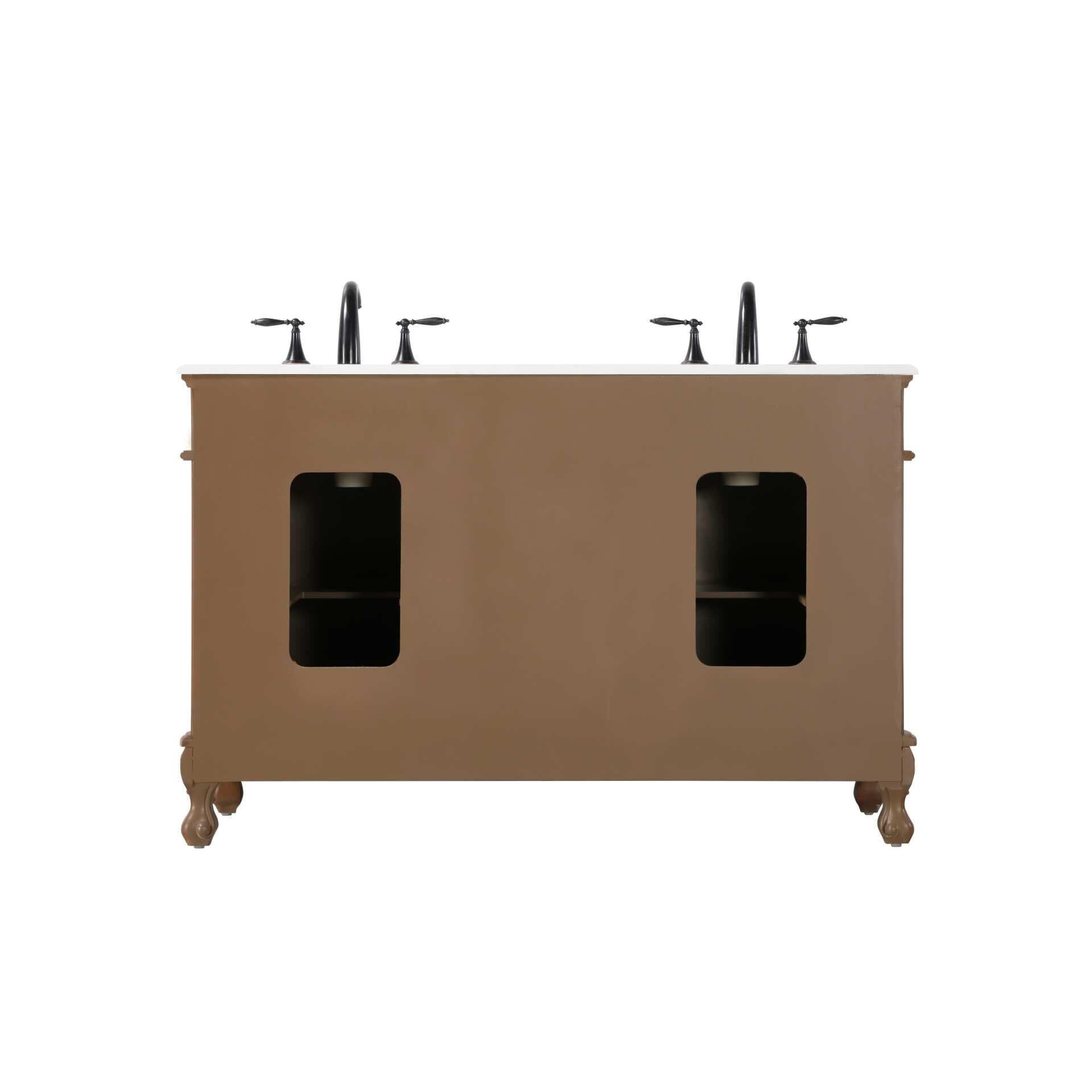 Shown in Teak finish