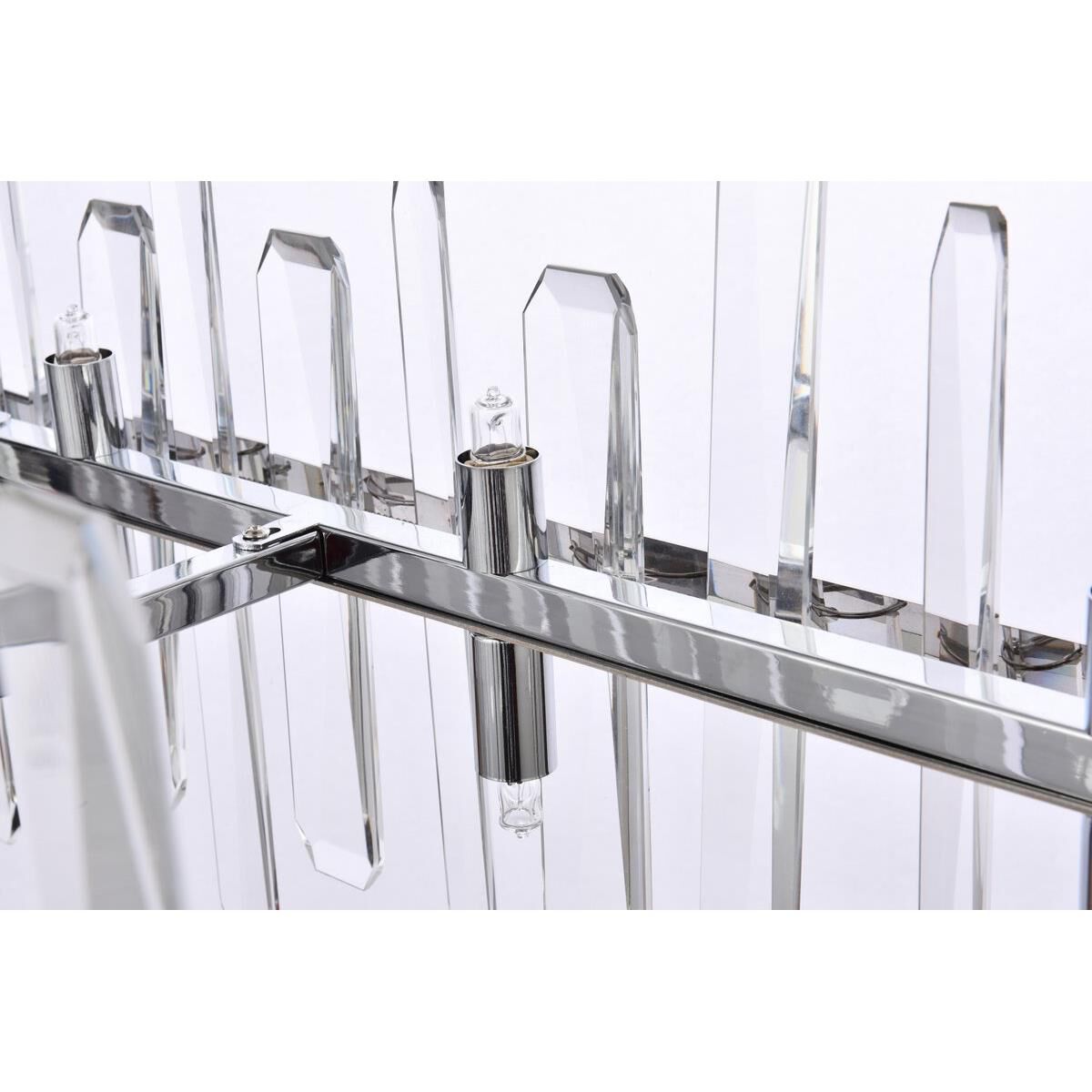 Serena 42 Inch 24 Light Linear Suspension Light by Elegant Lighting