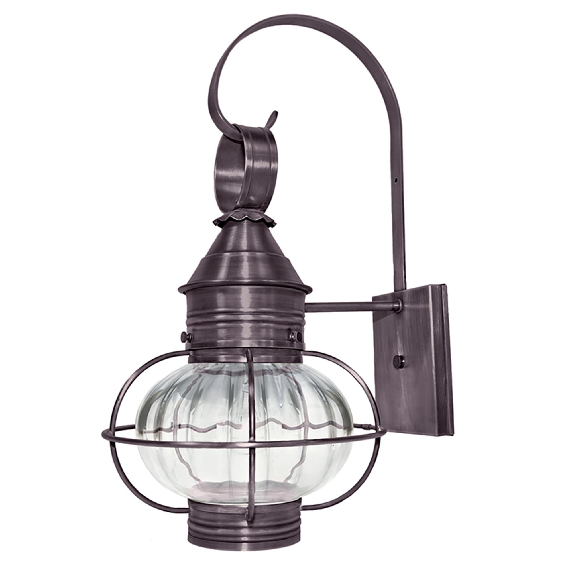 Shown in Dark Brass finish and Optic glass