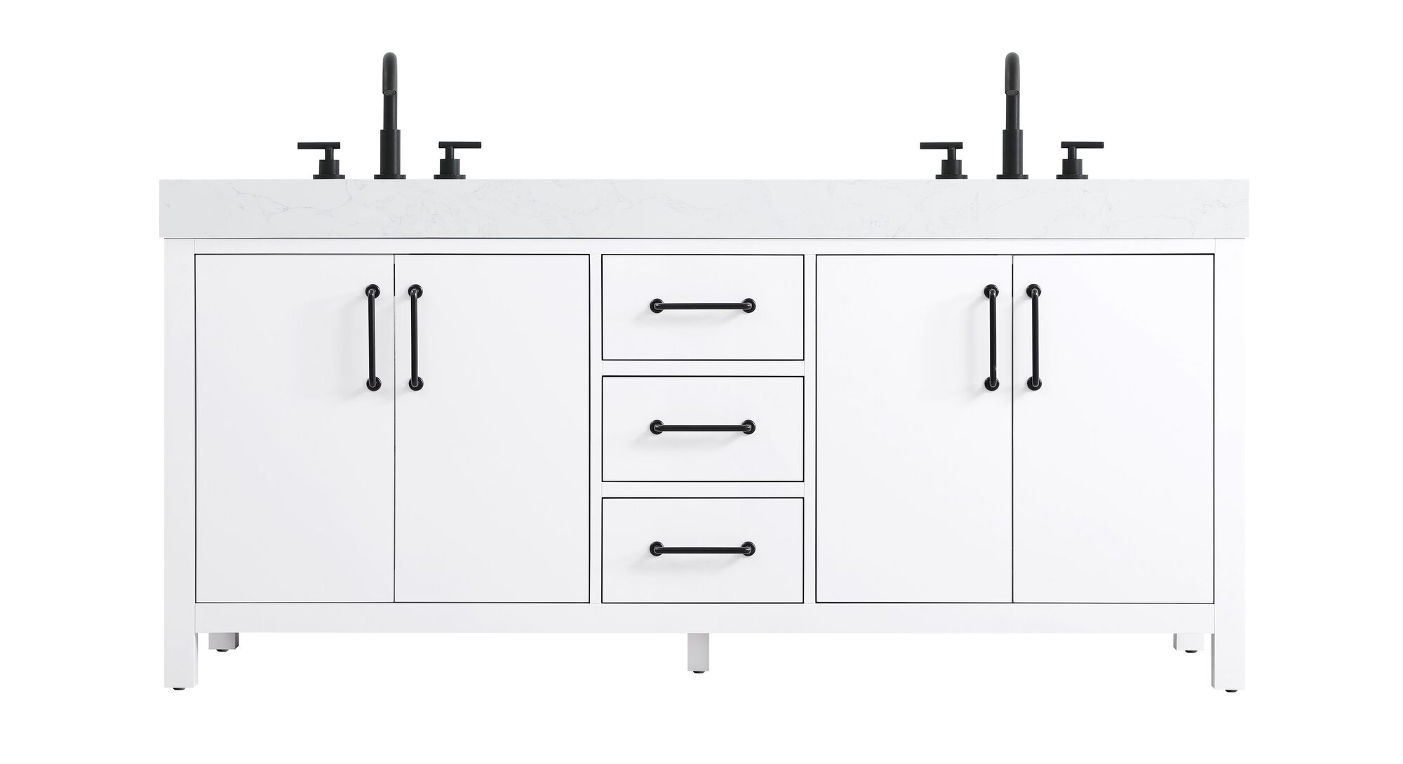 Shown in White finish