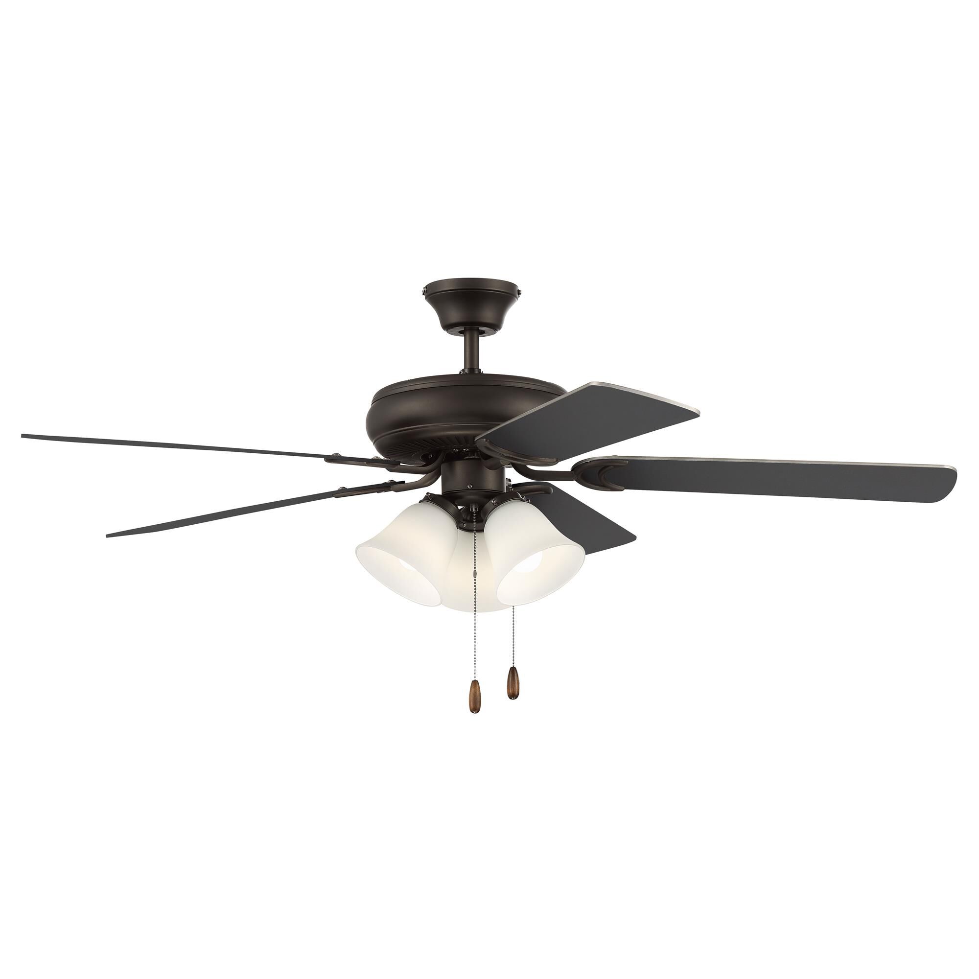 Decorator's Choice 3 Light Kit 52 Inch Ceiling Fan with Light Kit,