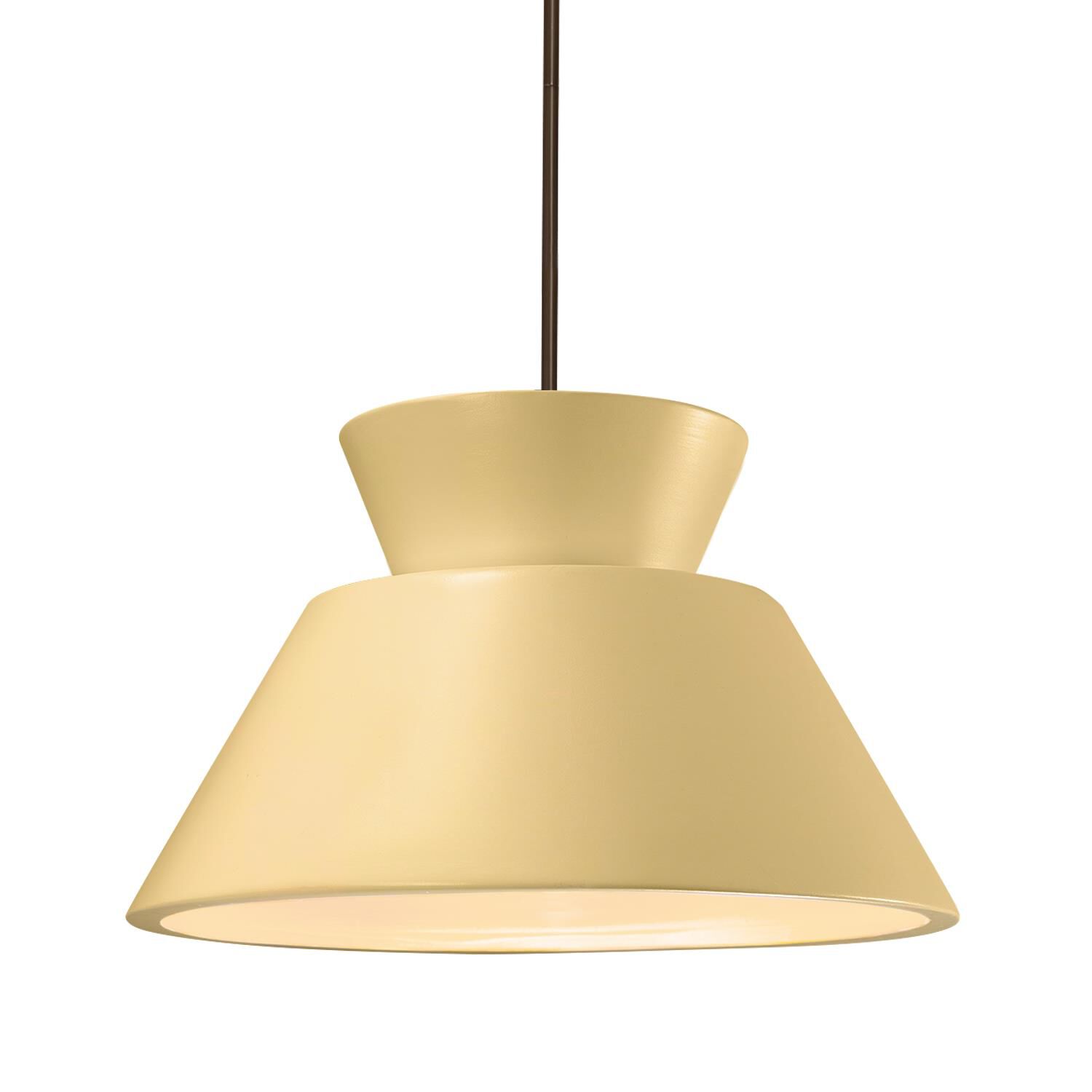 Radiance Trapezoid 14 Inch Large Pendant by Justice Design Group